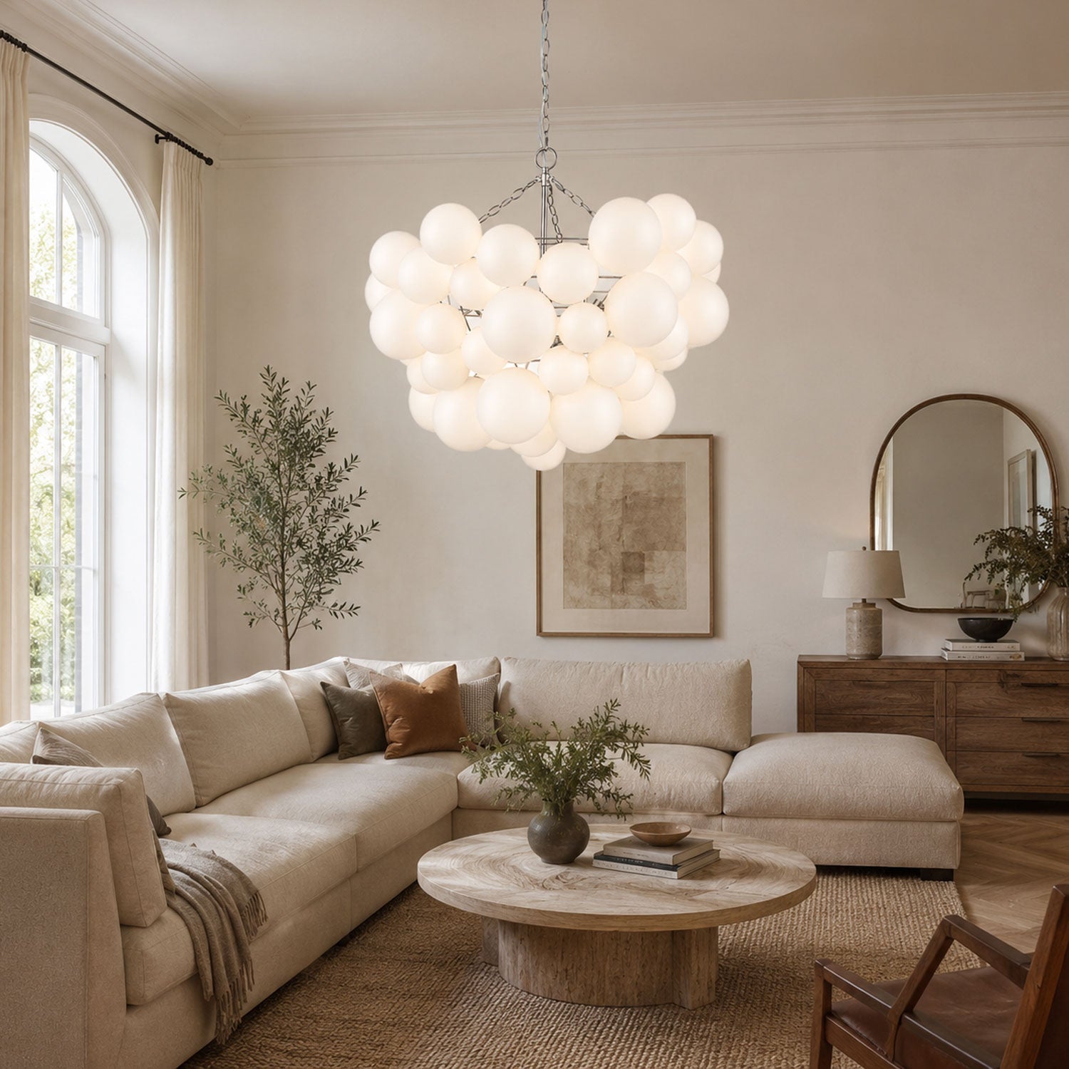 Velly Glass Ball Bubble Chandelier