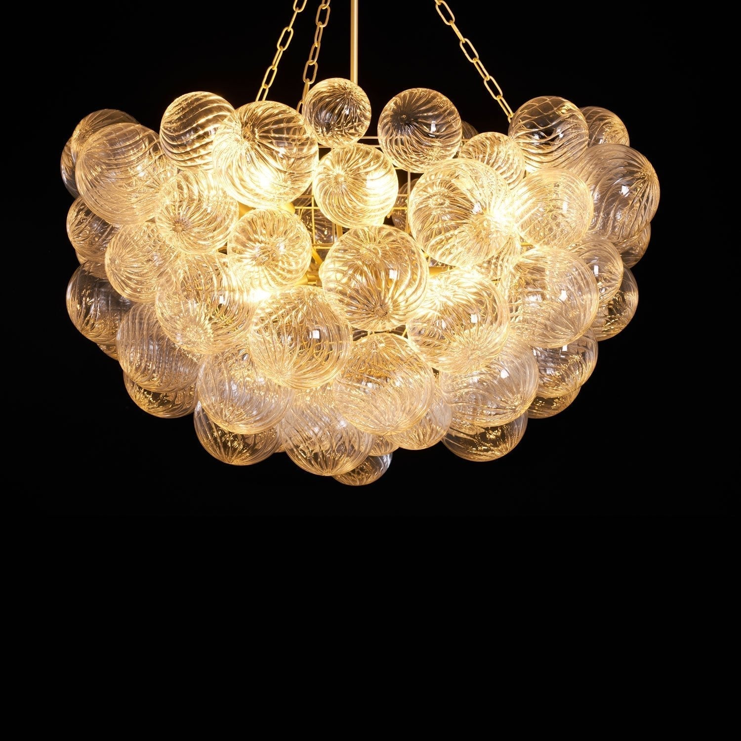 Aurora Chandelier Glass Ball Bubble Modern - Neutral Decor