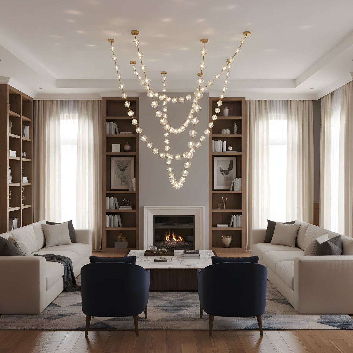Lindencourt Strand Necklace Chandelier