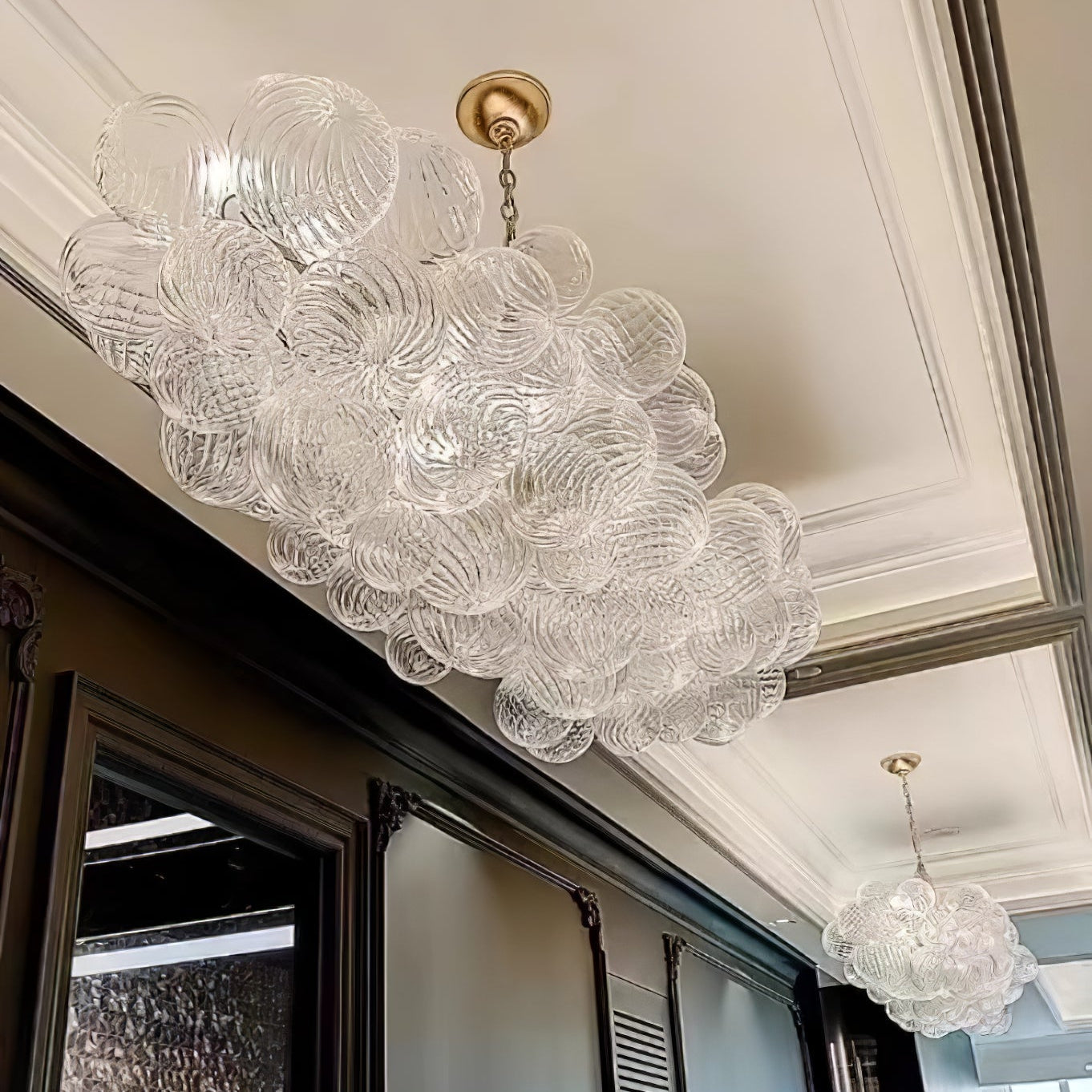 Aurora Chandelier Glass Ball Bubble Modern - Neutral Decor