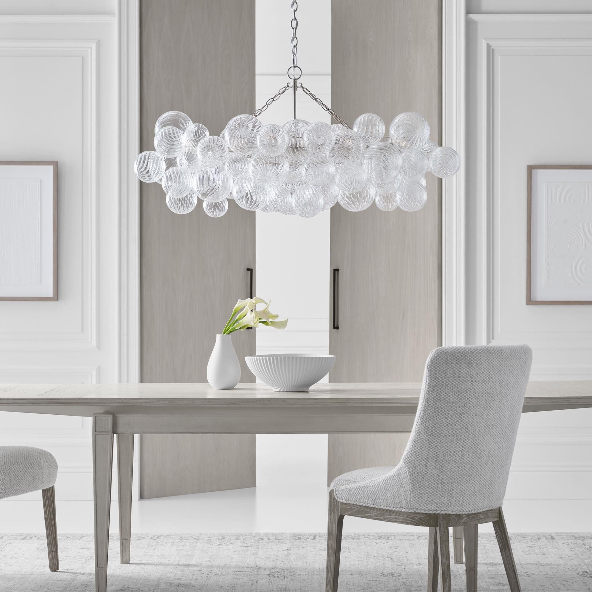 Aurora Chandelier Glass Ball Bubble Modern