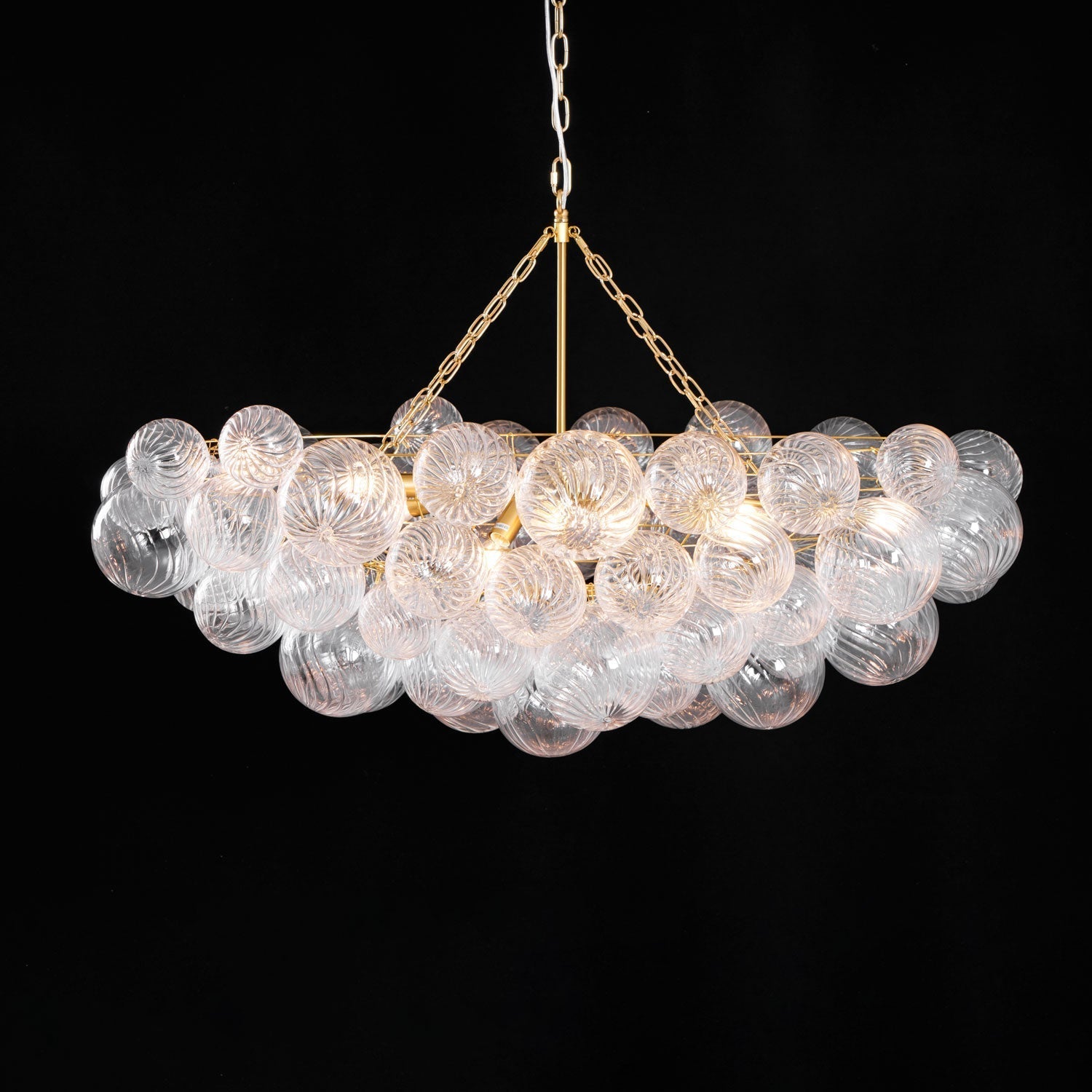 Aurora Chandelier Glass Ball Bubble Modern - Neutral Decor