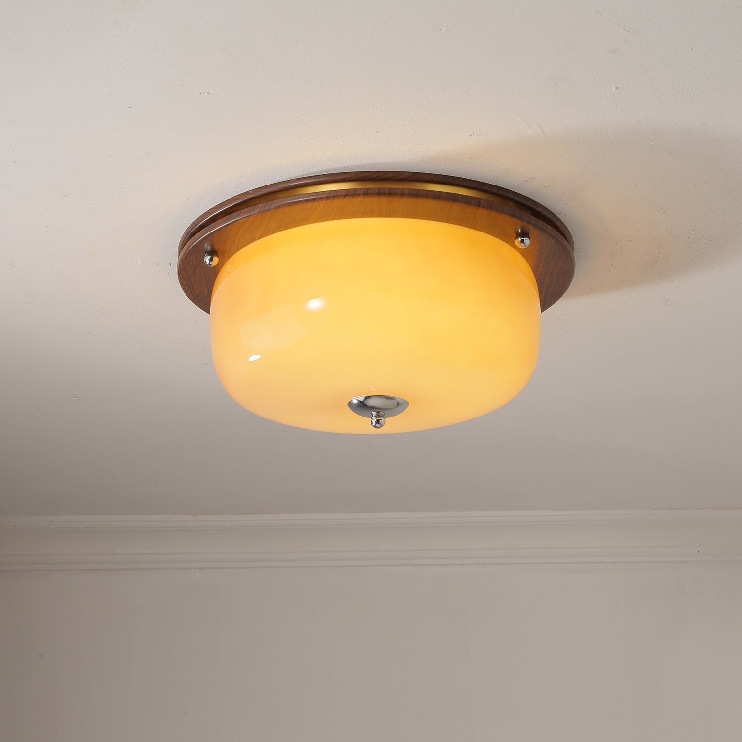 Vetheel Premium Nordic Art Dome Glass Ceiling Light