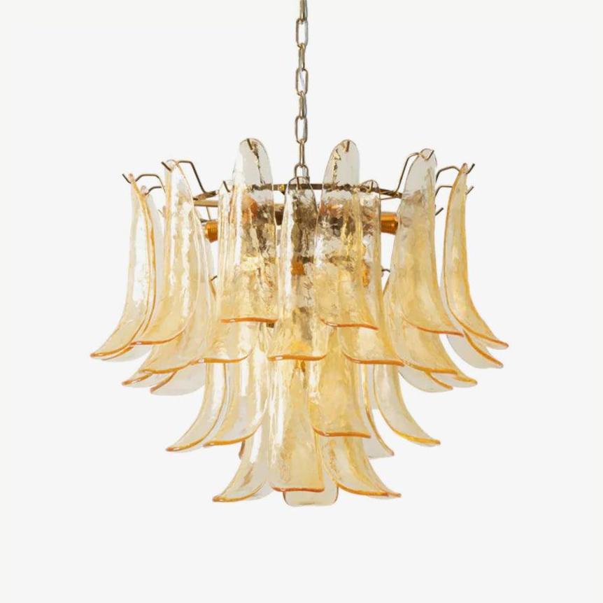 Glyra Amber Bloom Chandelier