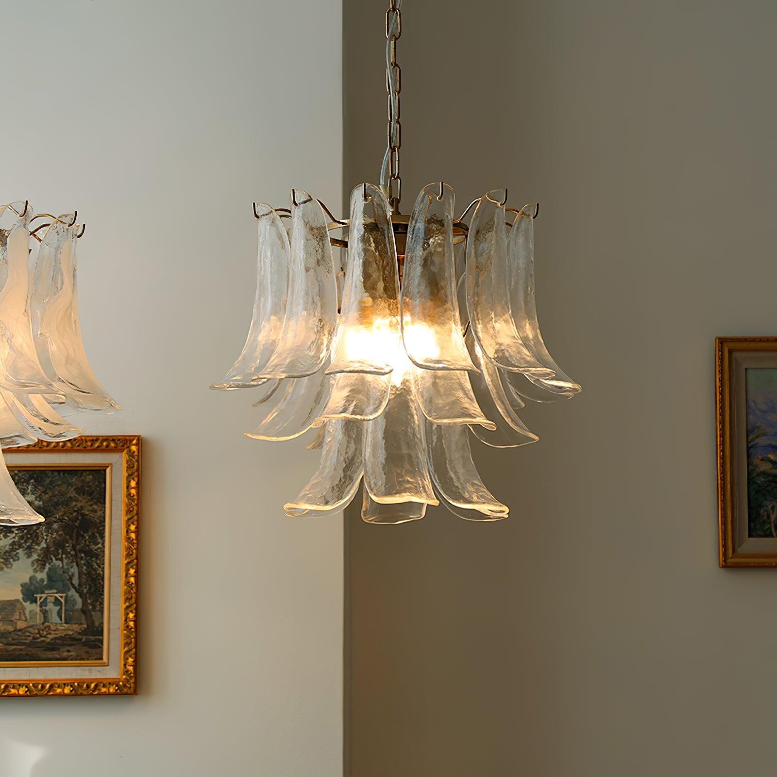 Glyra Amber Bloom Chandelier