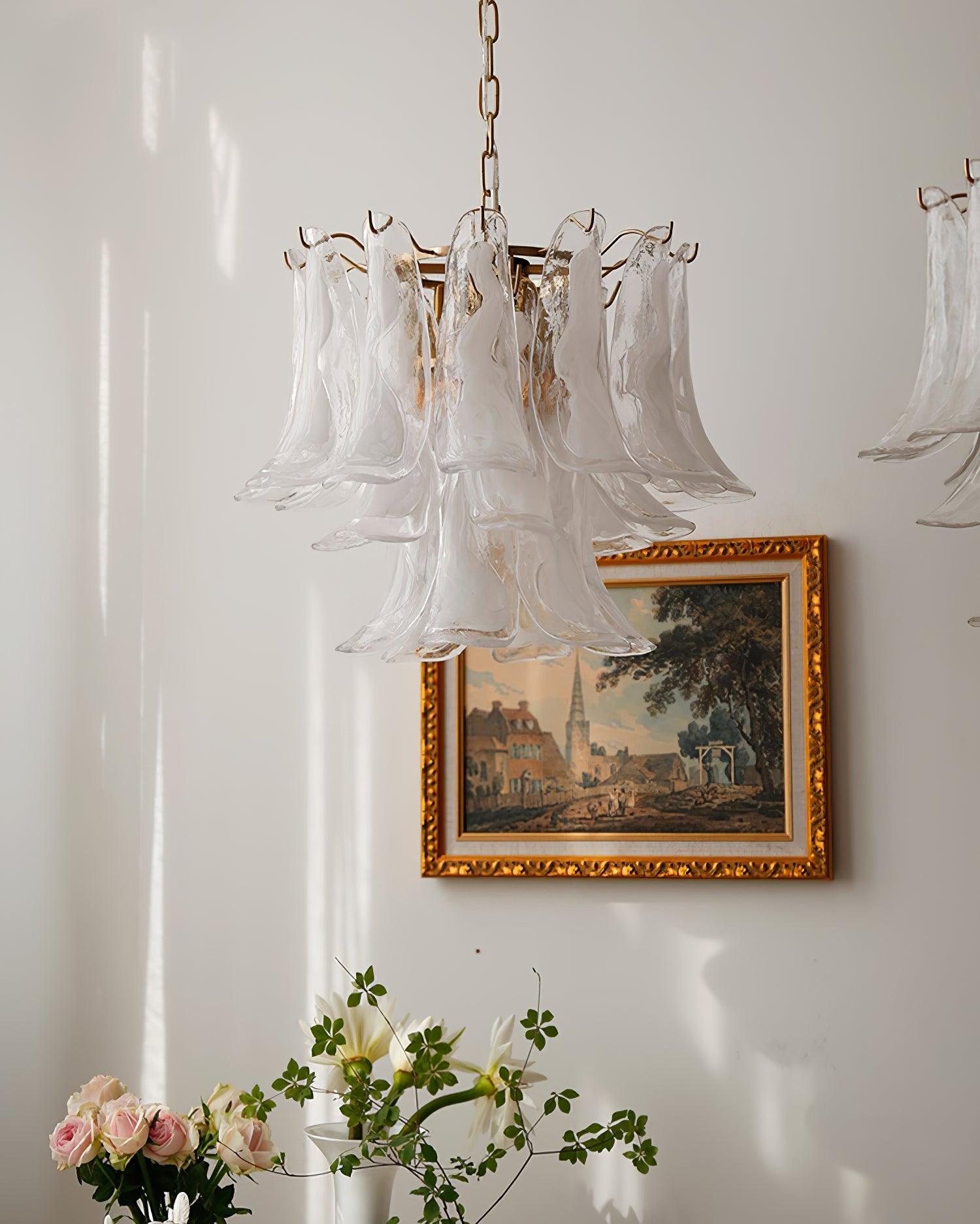 Glyra Amber Bloom Chandelier
