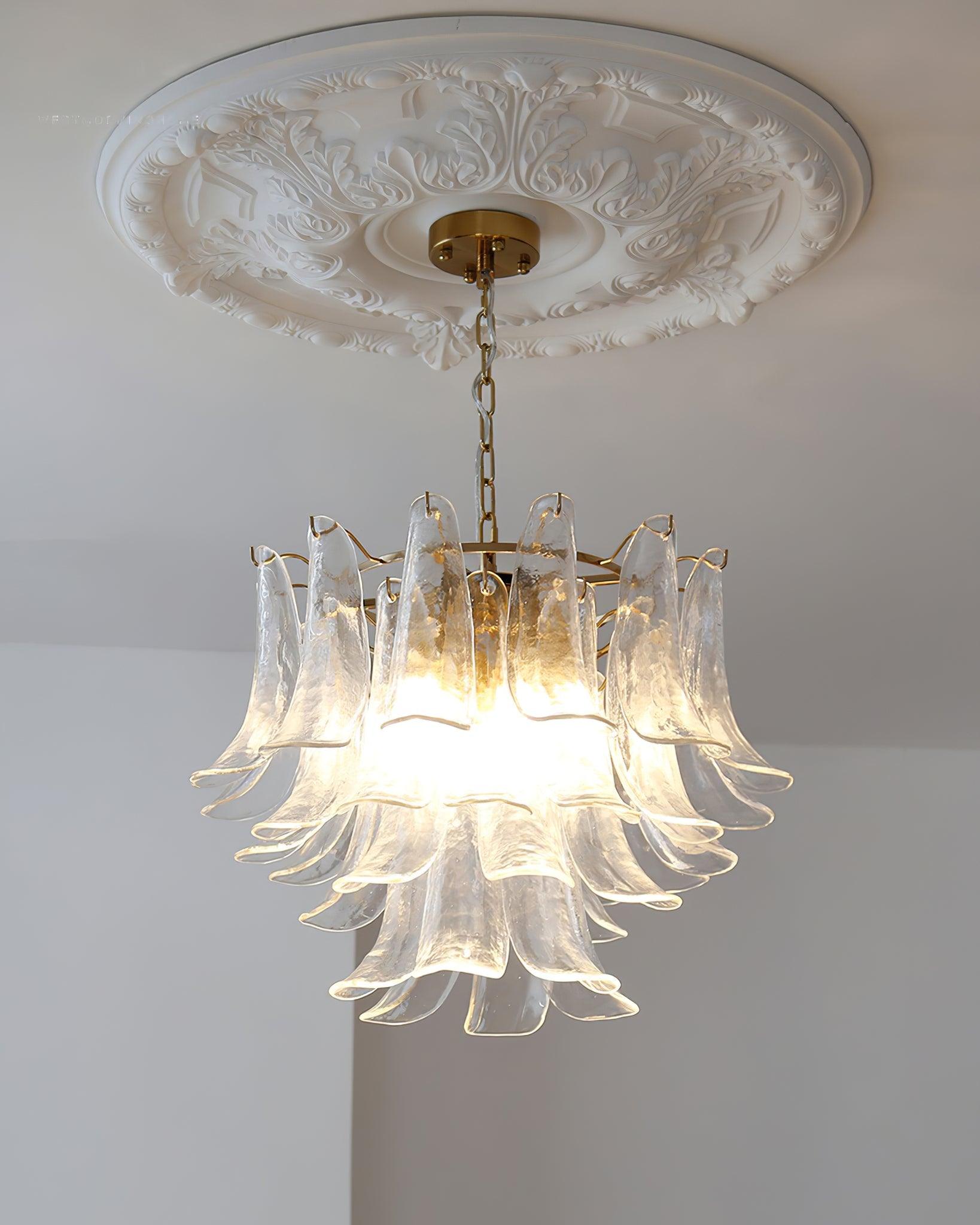 Glyra Amber Bloom Chandelier
