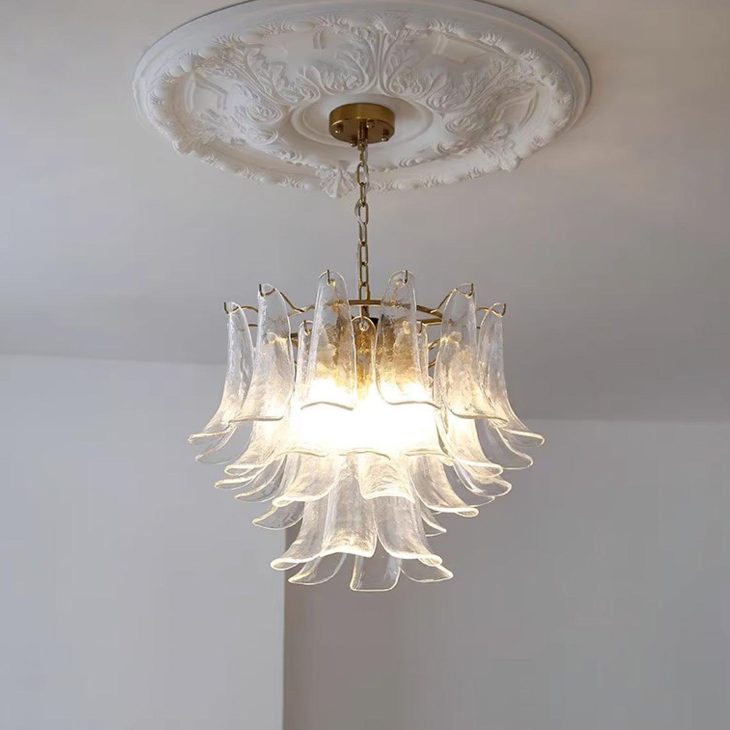 Glyra Amber Bloom Chandelier