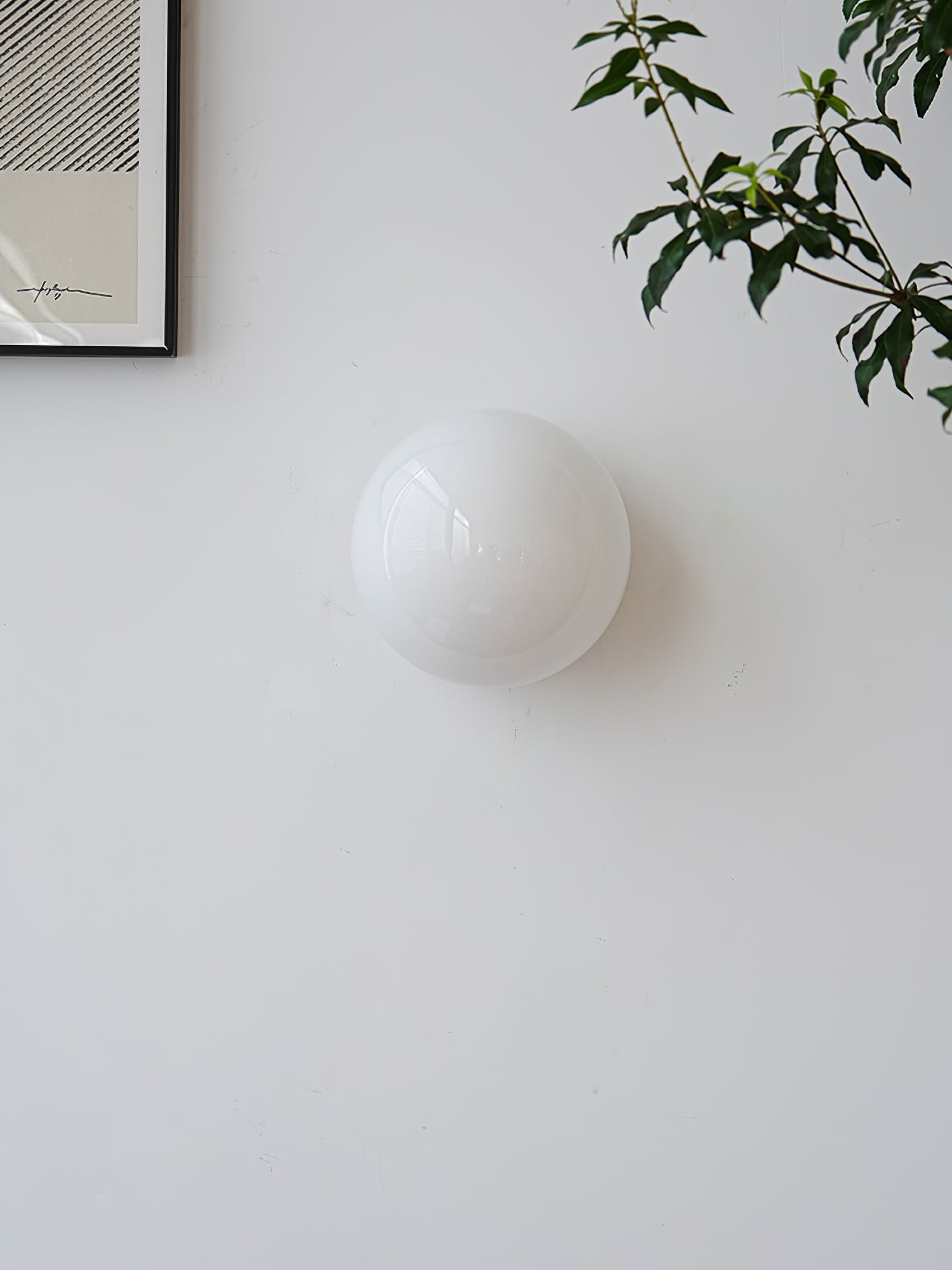 Celorira Modern Minimalist Mini Orb Glass Wall Lamp
