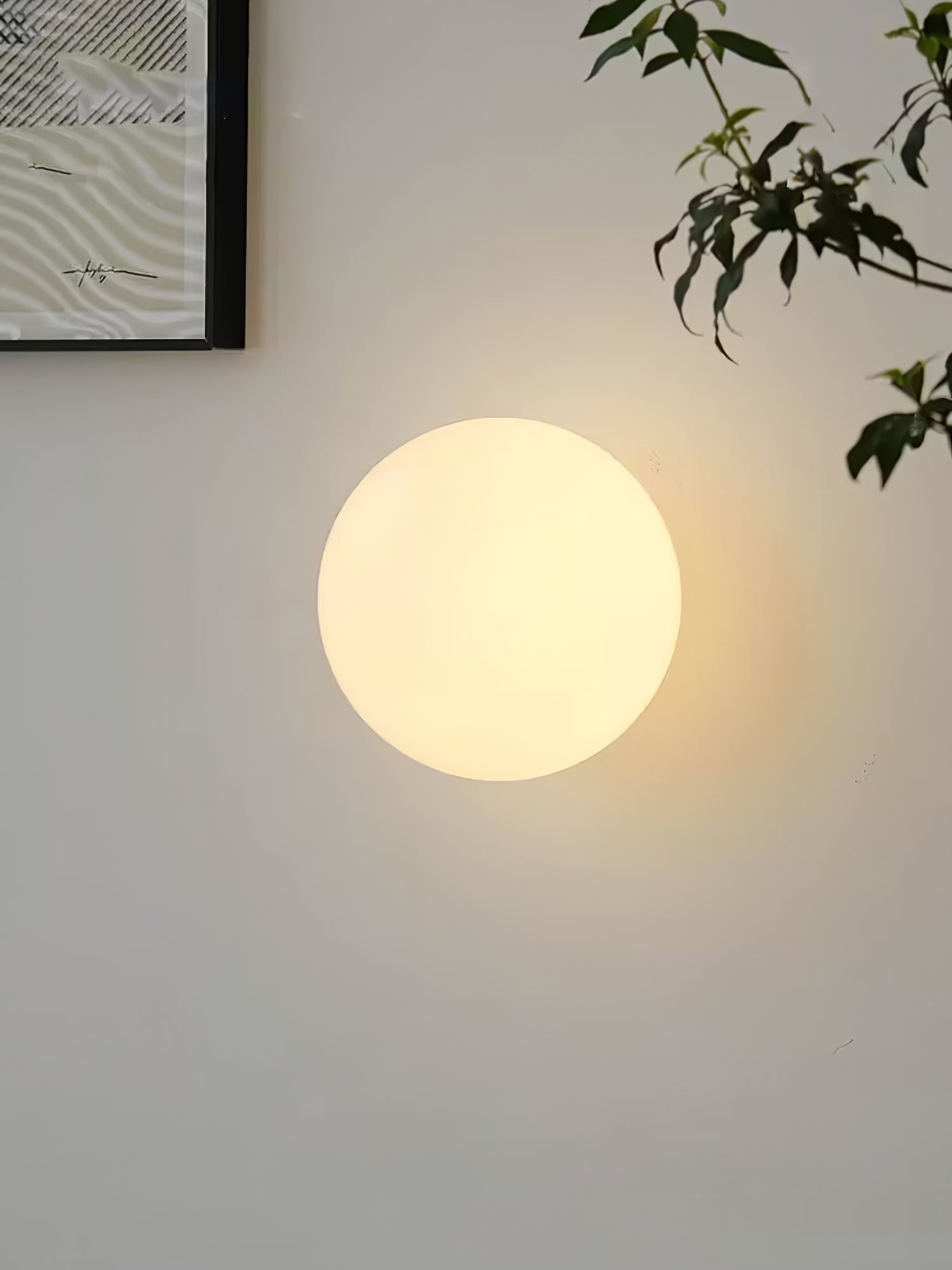 Celorira Modern Minimalist Mini Orb Glass Wall Lamp