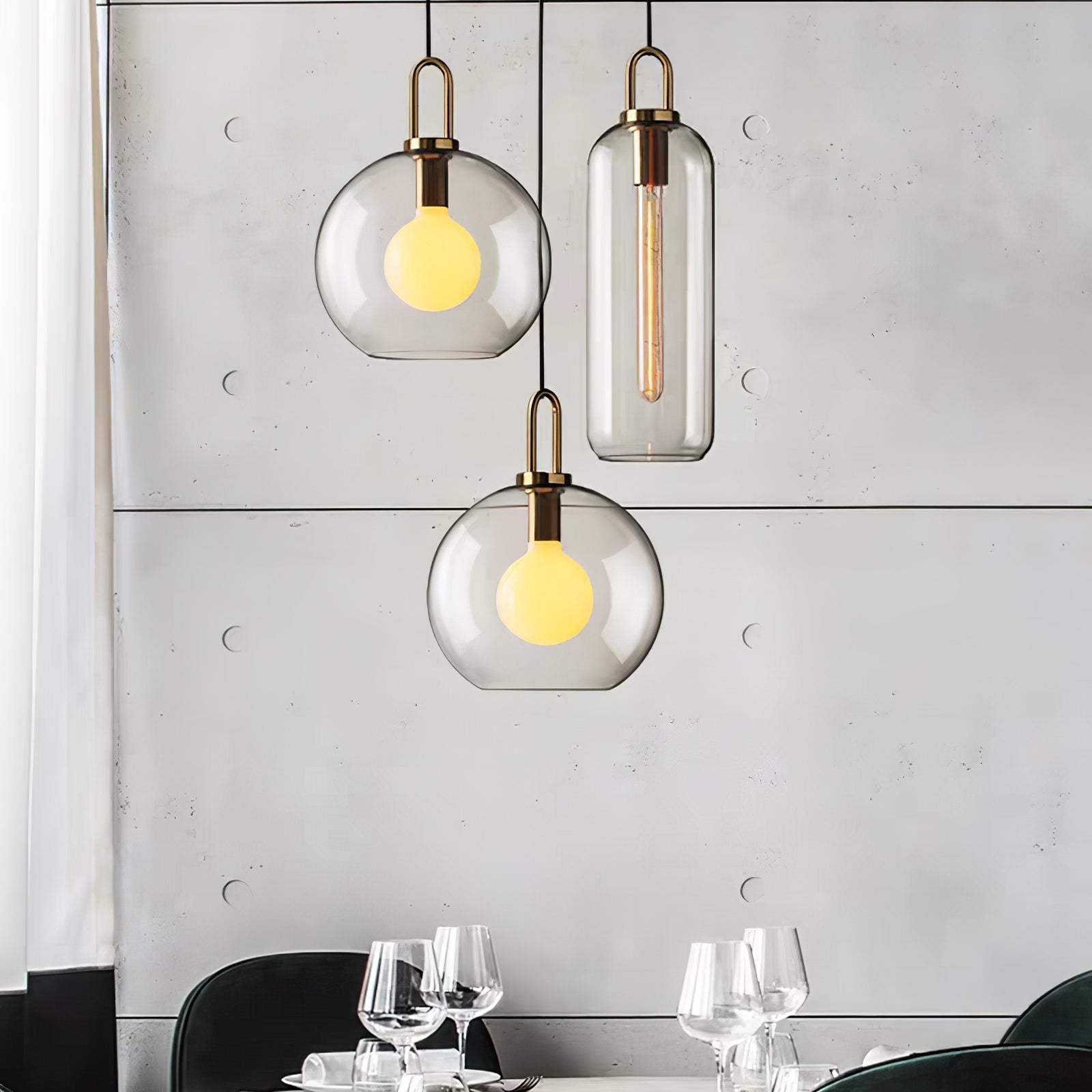 Eirisina Pendant Lamp Pendulum Glass