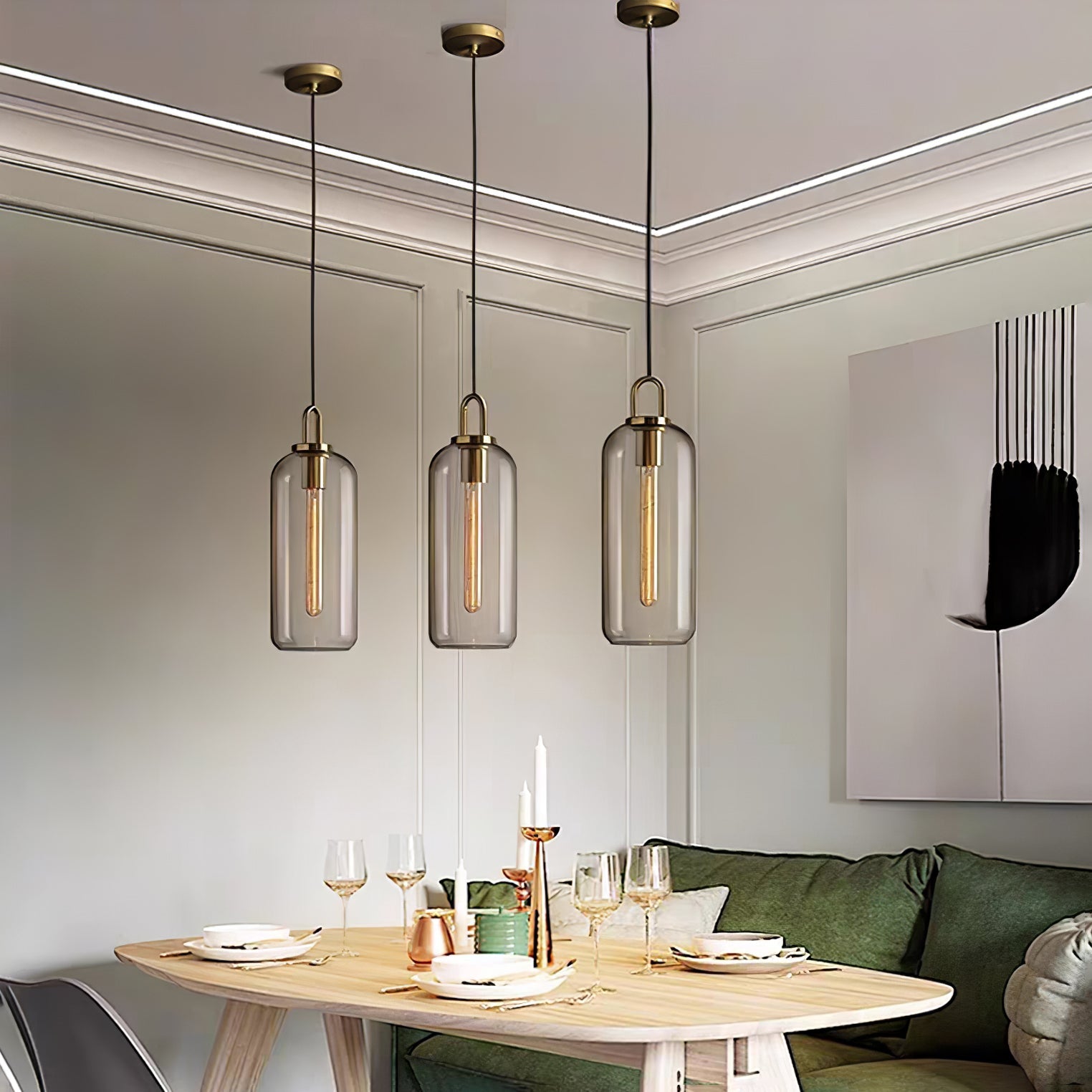 Eirisina Pendant Lamp Pendulum Glass