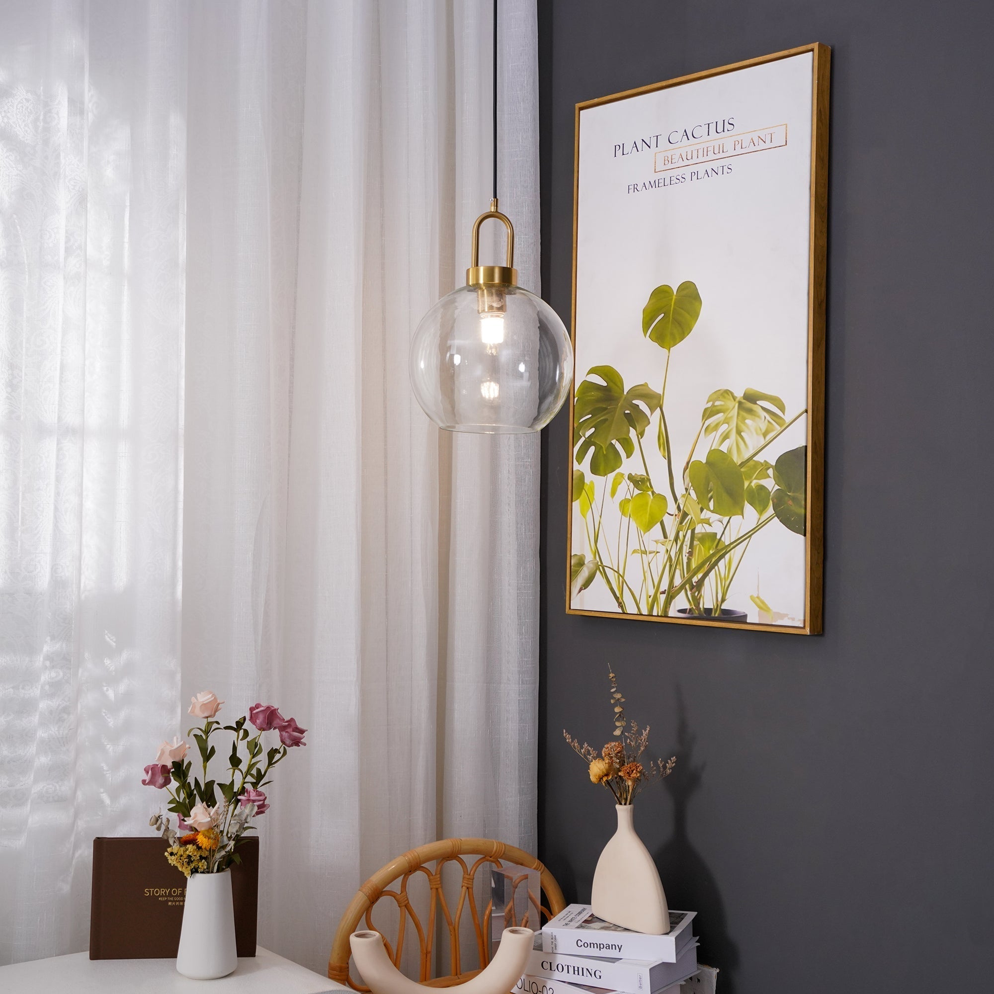 Eirisina Pendant Lamp Pendulum Glass