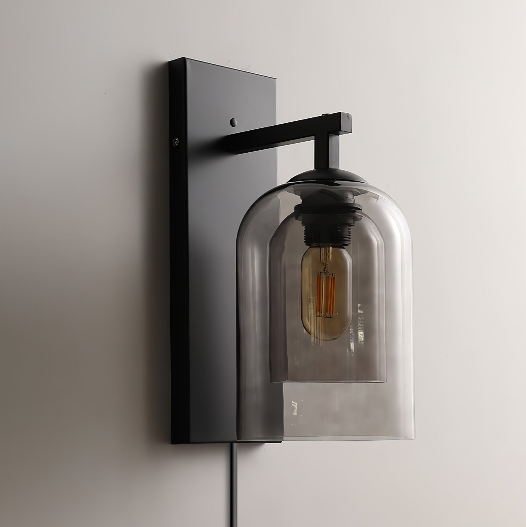Celerira Nordic Art Tubular Plug-in Glass Wall Lamp