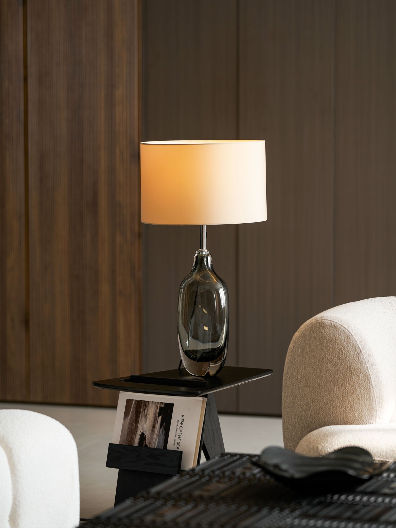 Someray Glazed Crystal Table Lamp