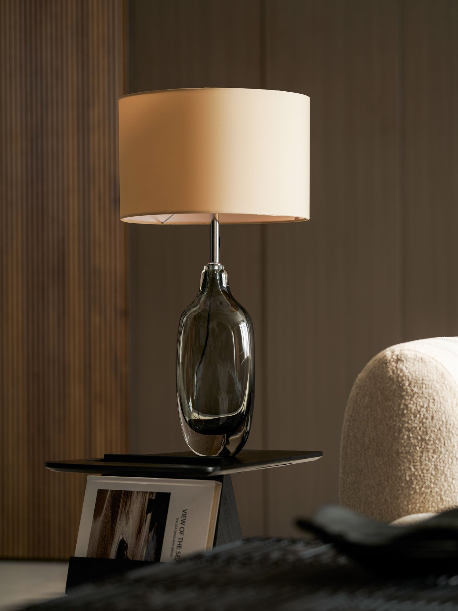 Someray Glazed Crystal Table Lamp