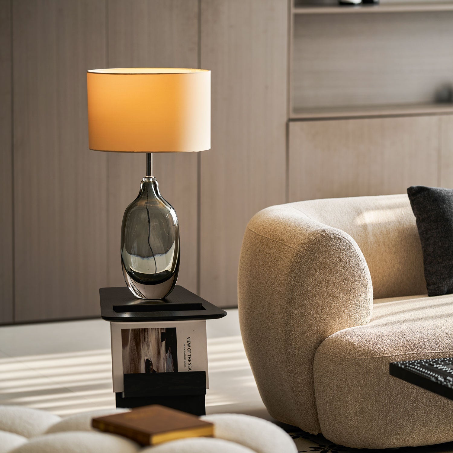 Someray Glazed Crystal Table Lamp