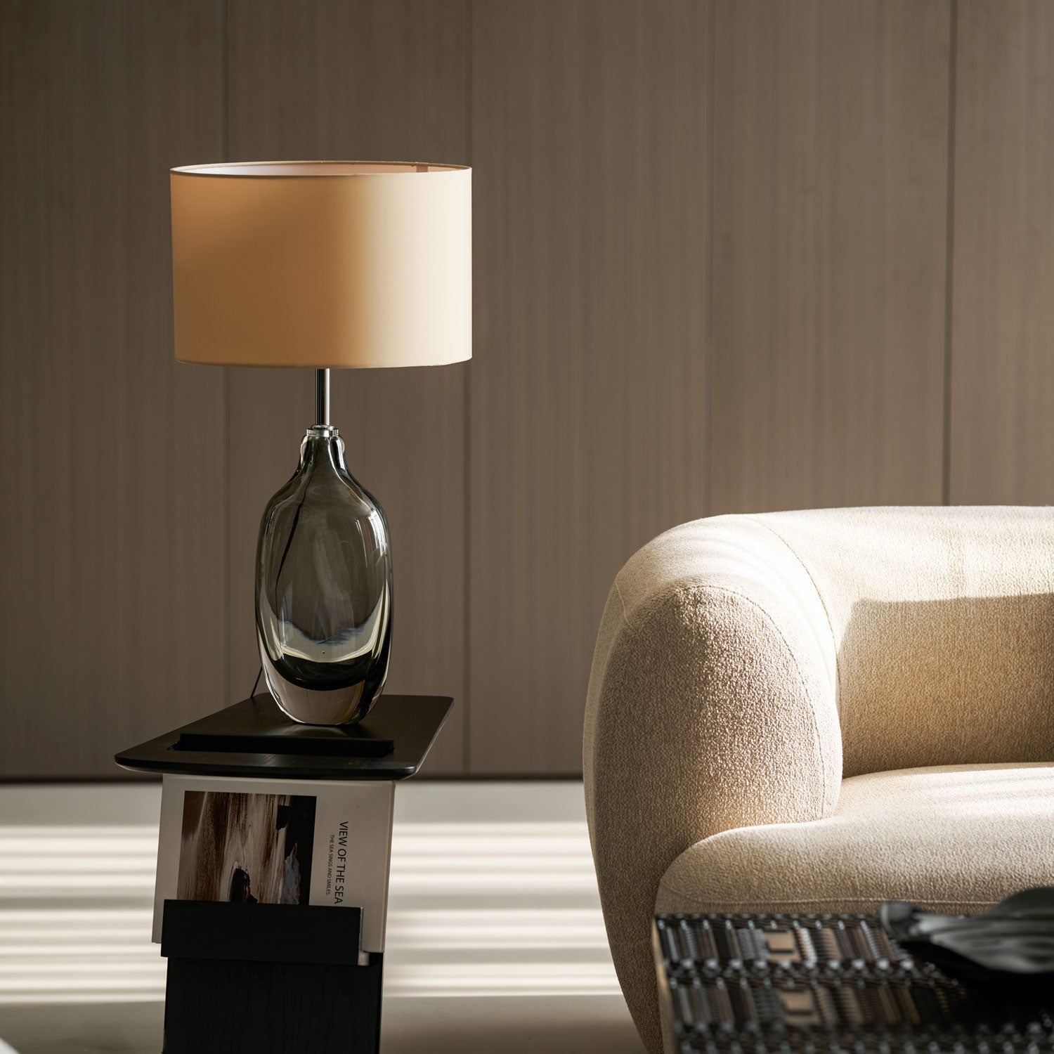 Someray Glazed Crystal Table Lamp