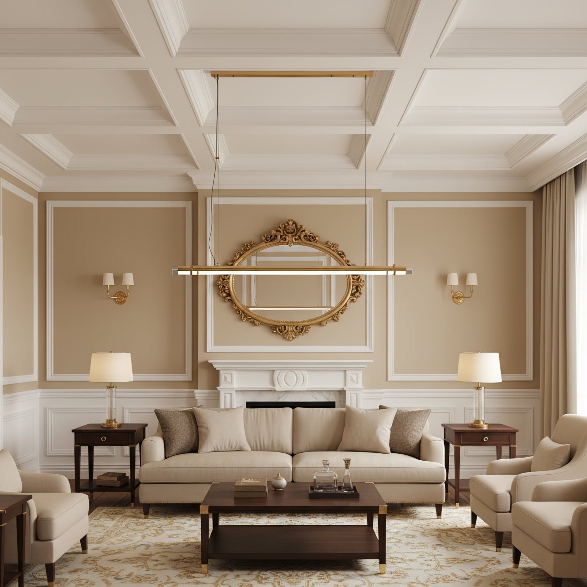 Gleam Bar Linear Pendant Lamp
