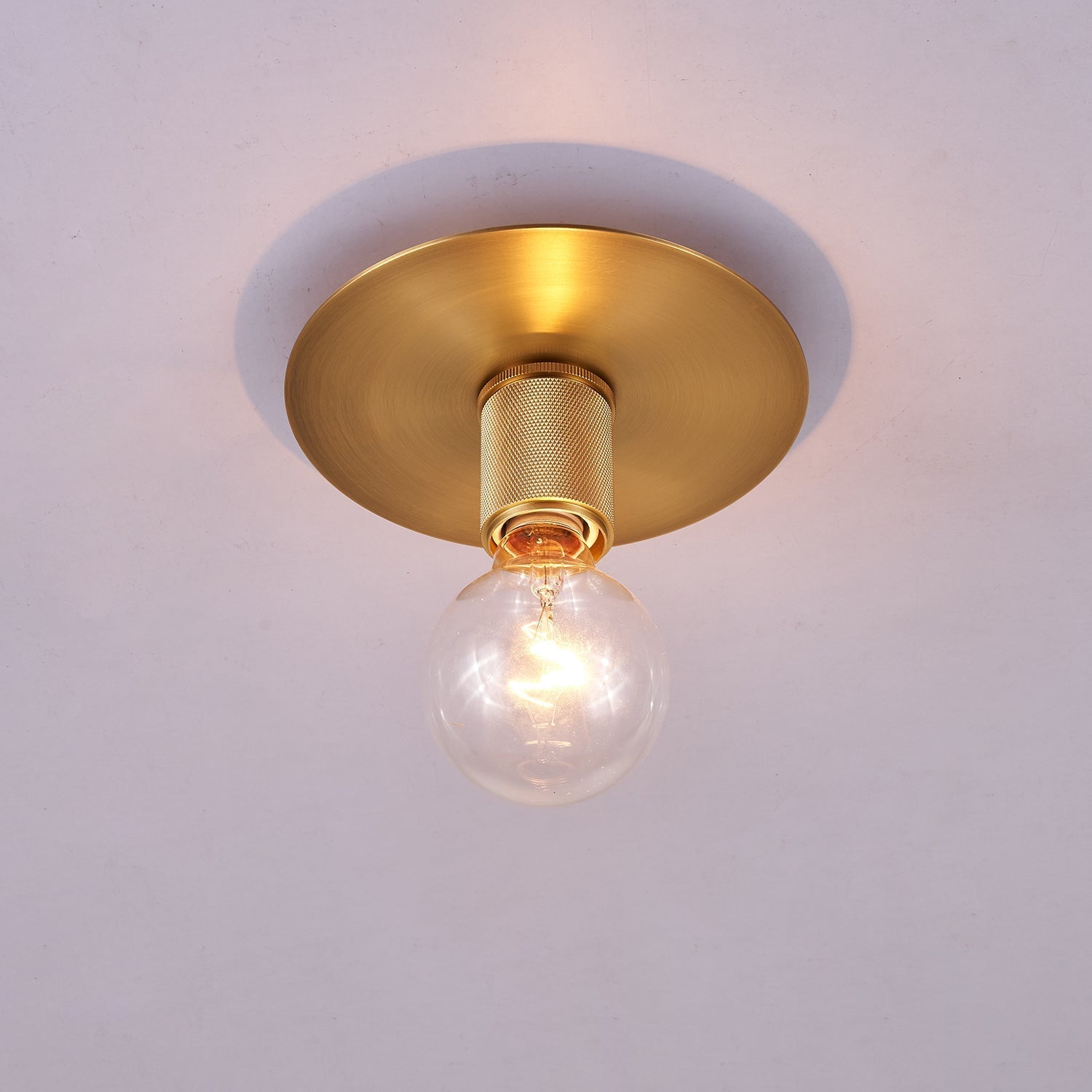Aursorion Modern Minimalist Brass Ceiling Light
