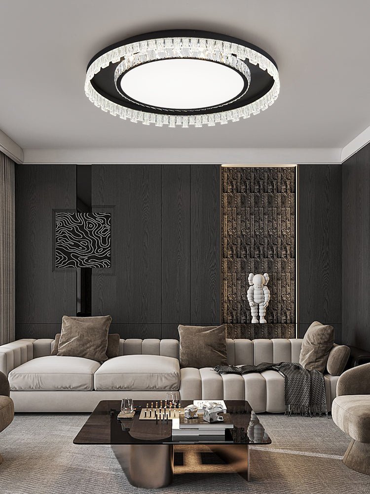 Nythee Modern Minimalist Luxury Crystal Ceiling Light