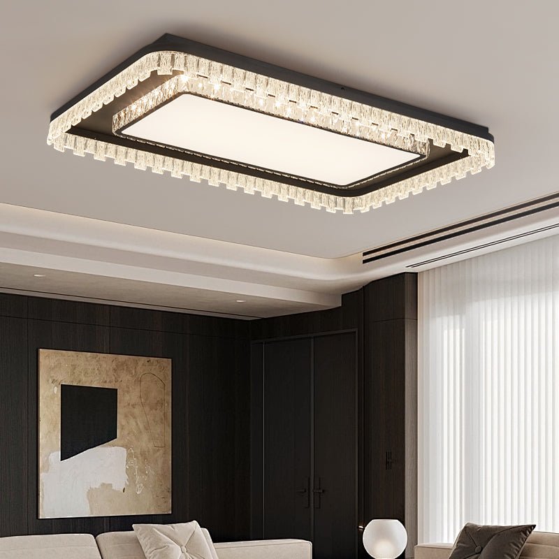 Nythee Modern Minimalist Luxury Crystal Ceiling Light