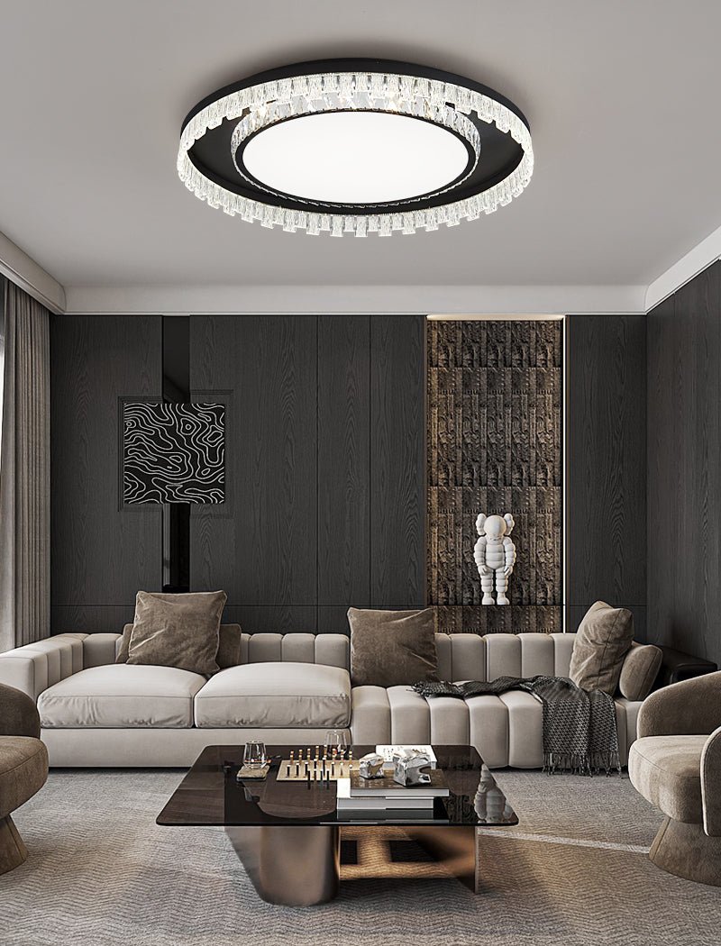 Nythee Modern Minimalist Luxury Crystal Ceiling Light