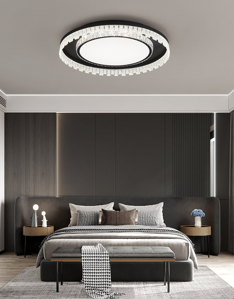Nythee Modern Minimalist Luxury Crystal Ceiling Light