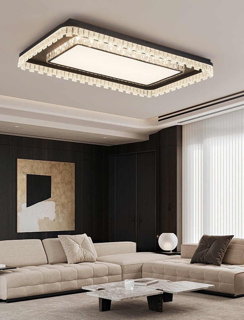 Nythee Modern Minimalist Luxury Crystal Ceiling Light