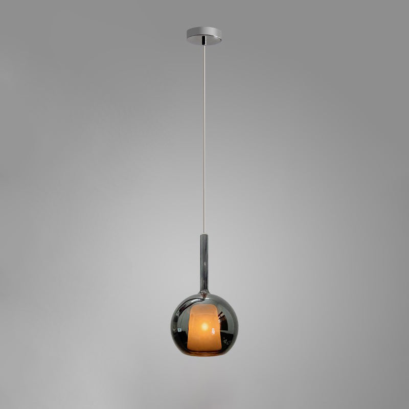 Lioranira Pendant Lamp Smoked Glass Round