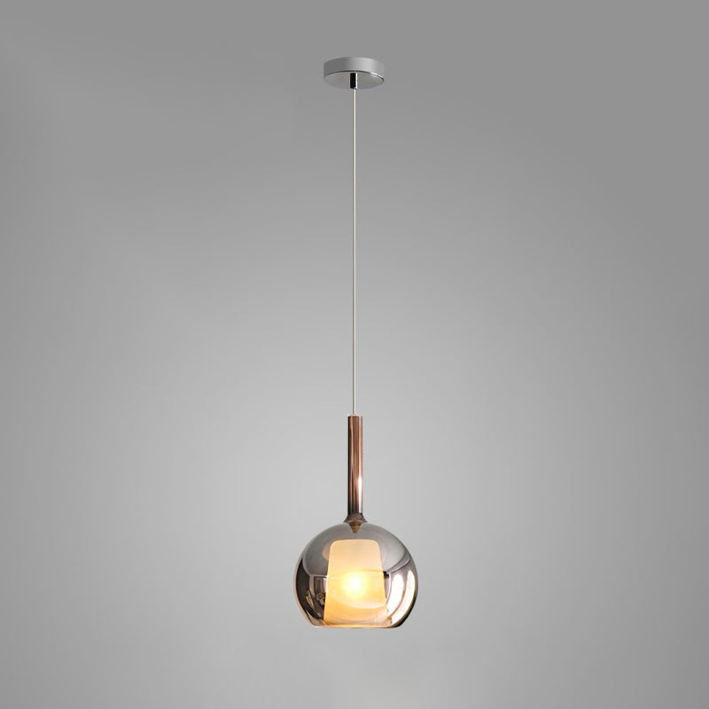 Lioranira Pendant Lamp Smoked Glass Round