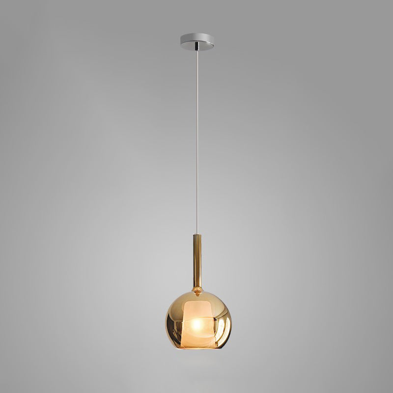 Lioranira Pendant Lamp Smoked Glass Round