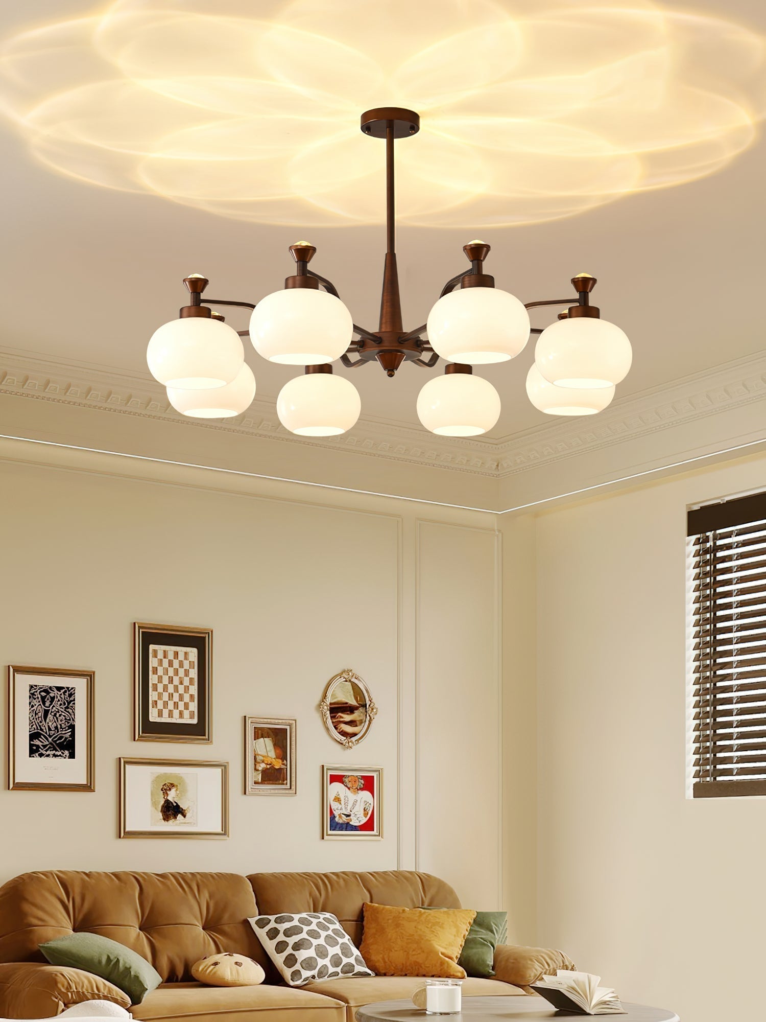 Rivaliel Chandelier Globe Spotlight