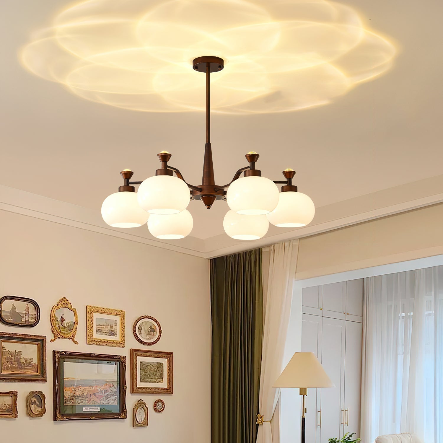 Rivaliel Chandelier Globe Spotlight