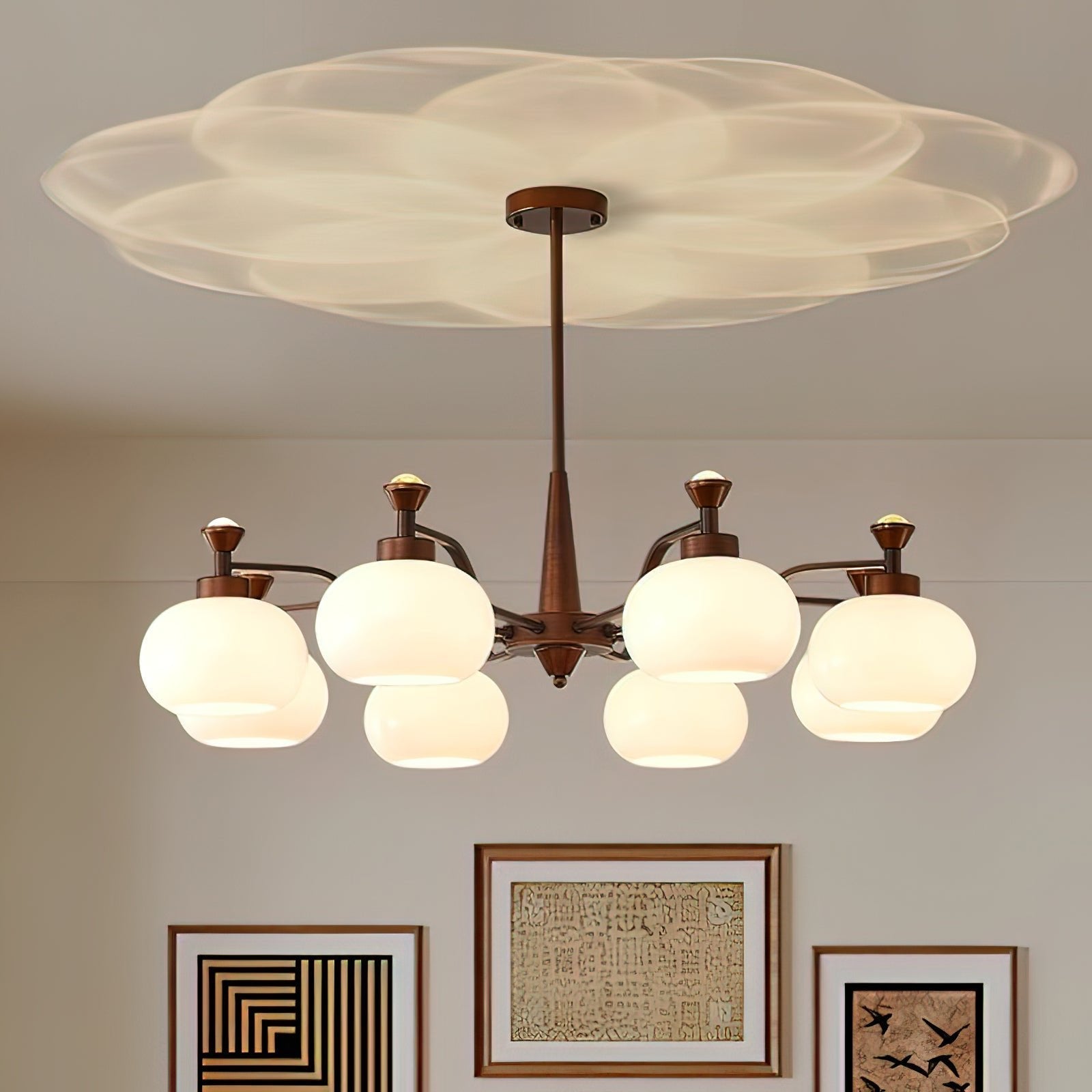 Rivaliel Chandelier Globe Spotlight