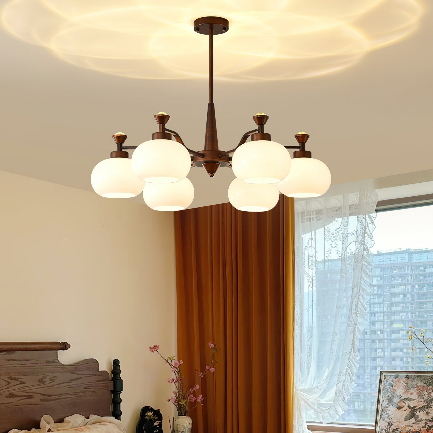 Rivaliel Chandelier Globe Spotlight