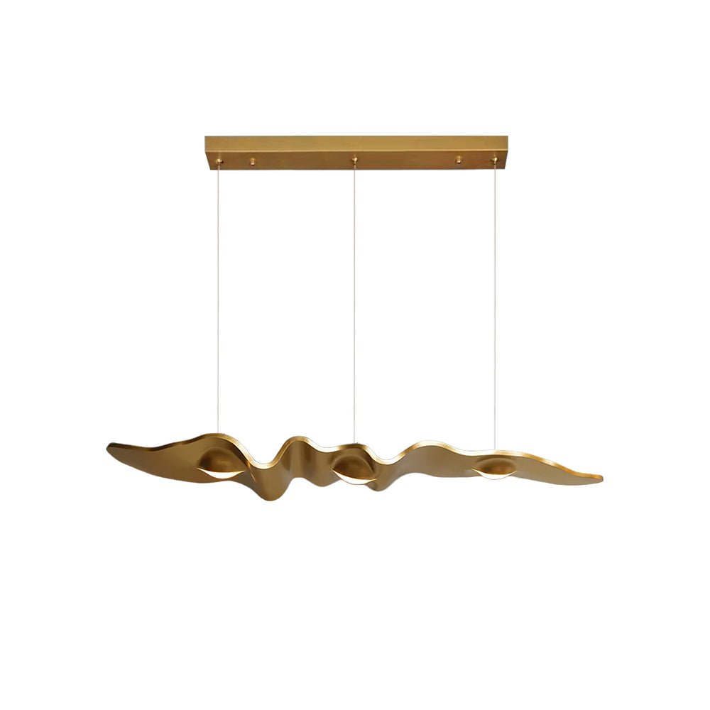 Raelis Gold Ribbon Chandelier