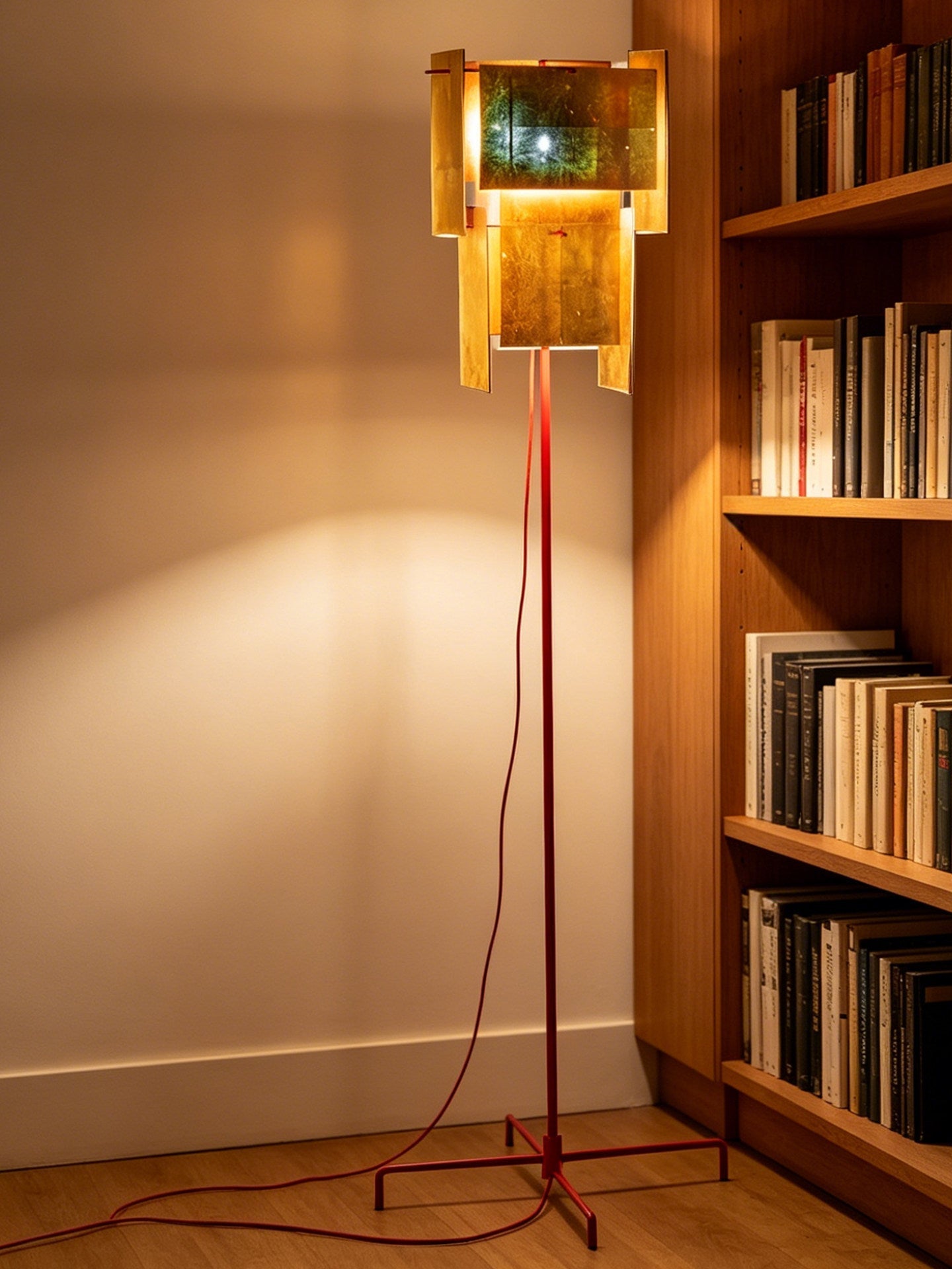 Marcelline Gold Gallery Floor Lamp