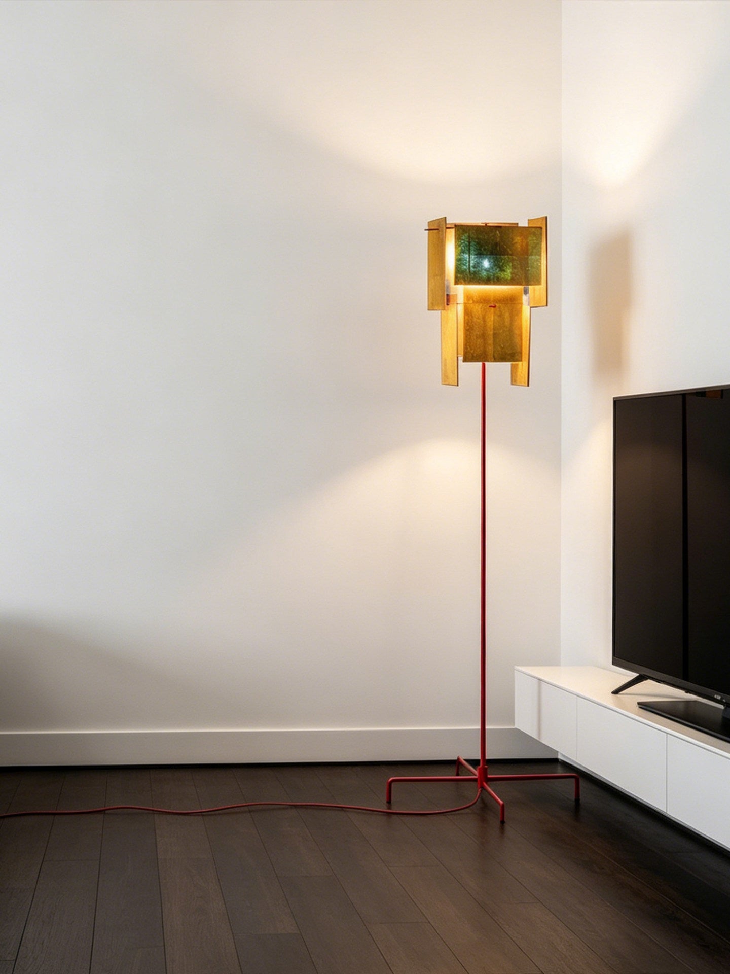 Marcelline Gold Gallery Floor Lamp