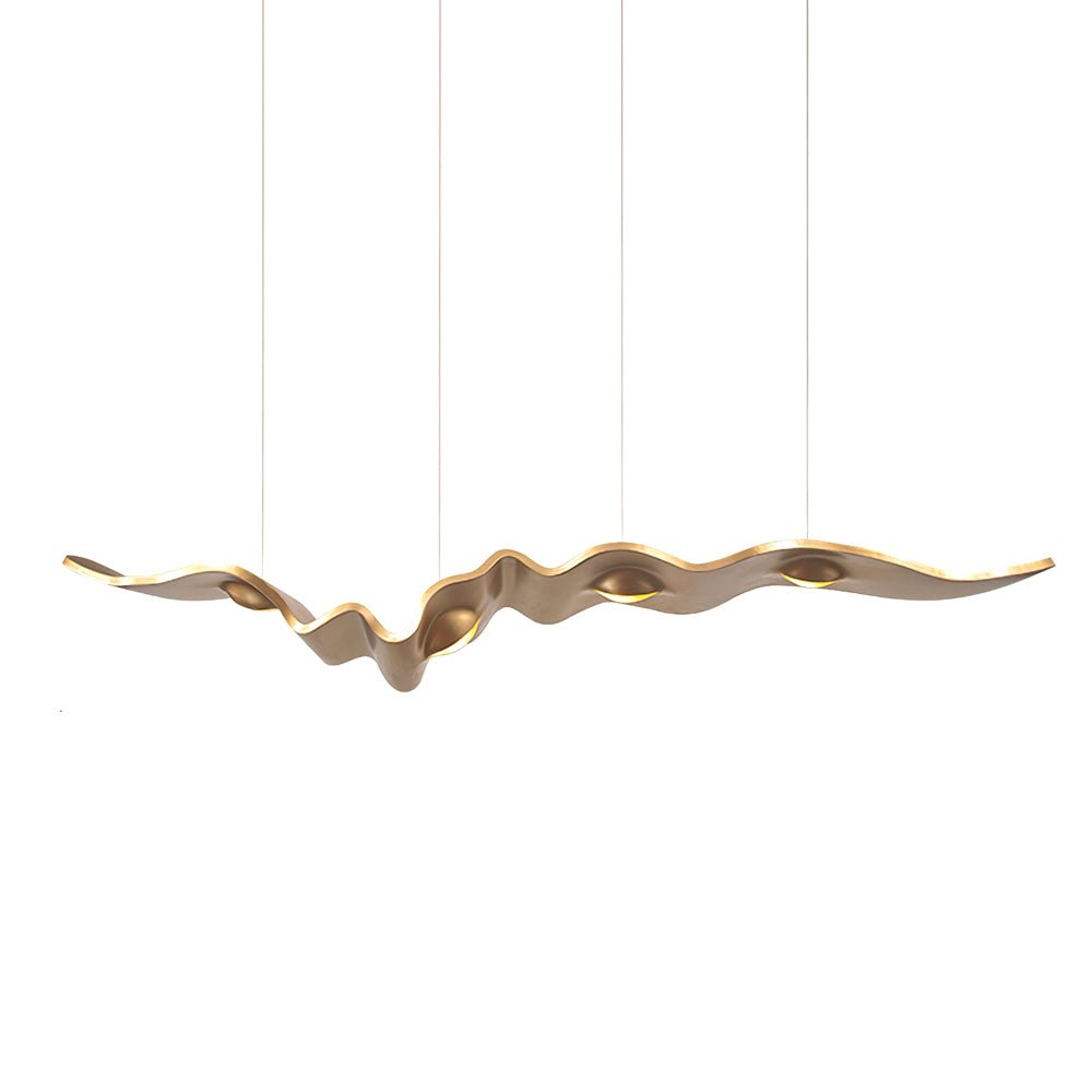 Raelis Gold Ribbon Chandelier