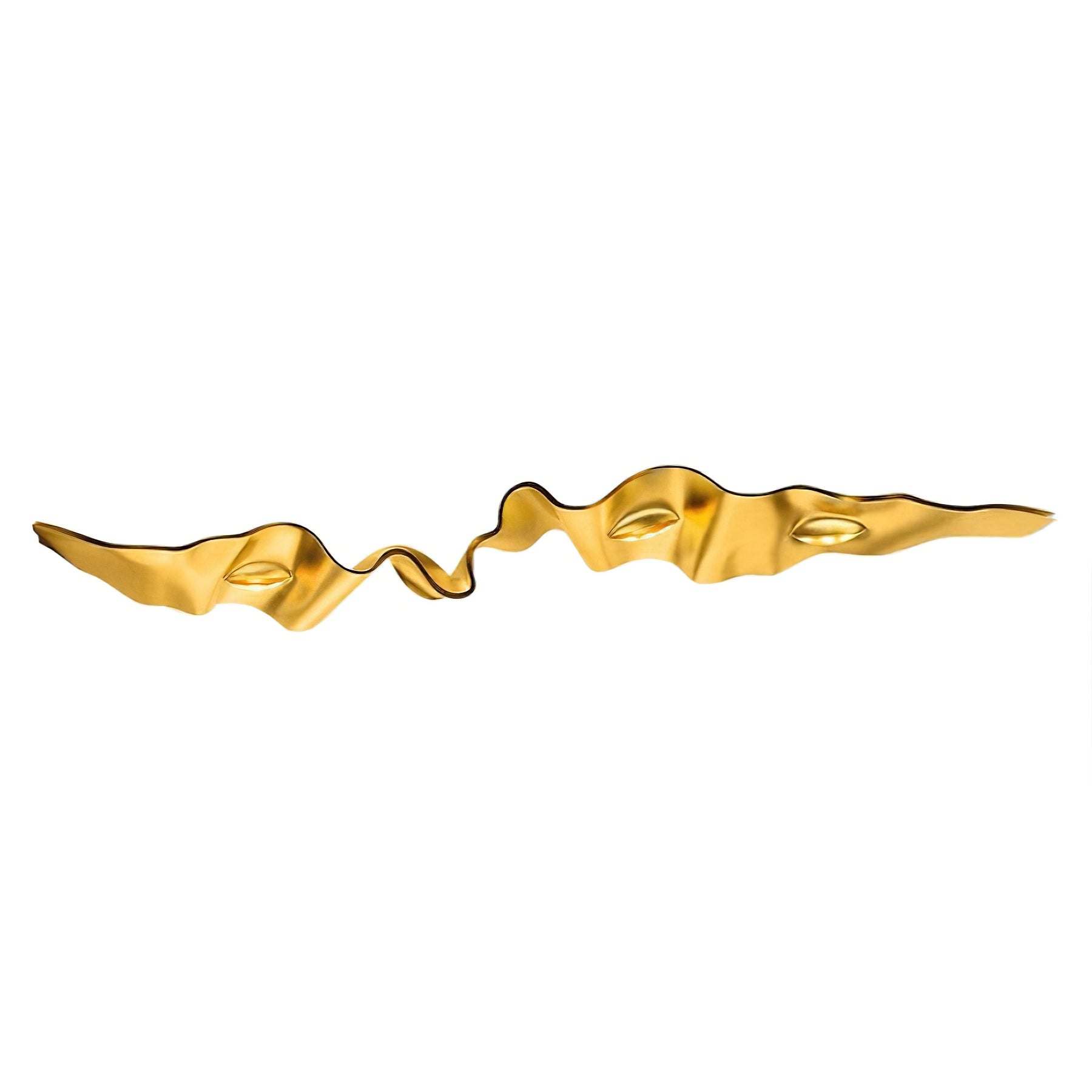 Raelis Gold Ribbon Chandelier