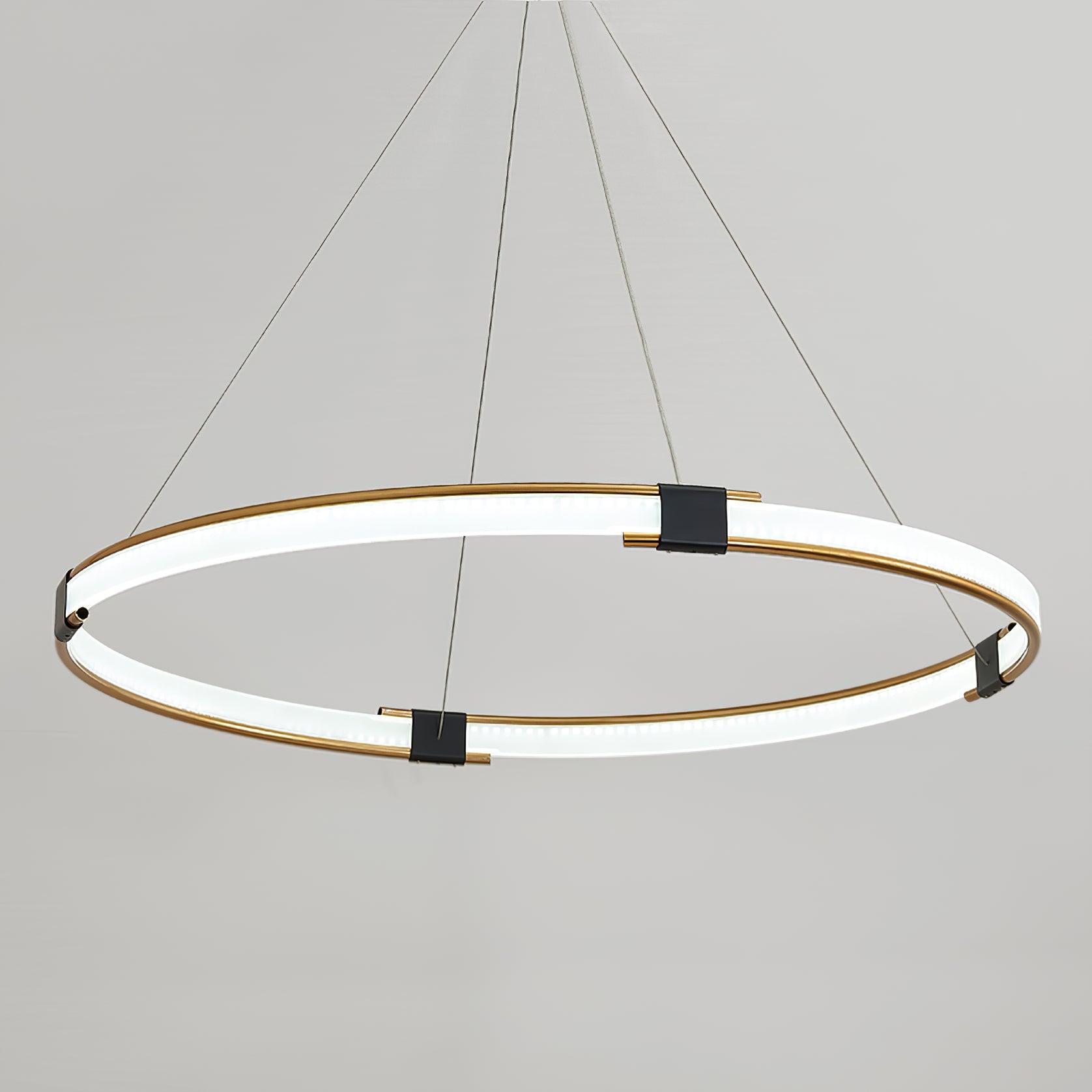 Lavi Chandelier Gold Ring LED Halo Modern