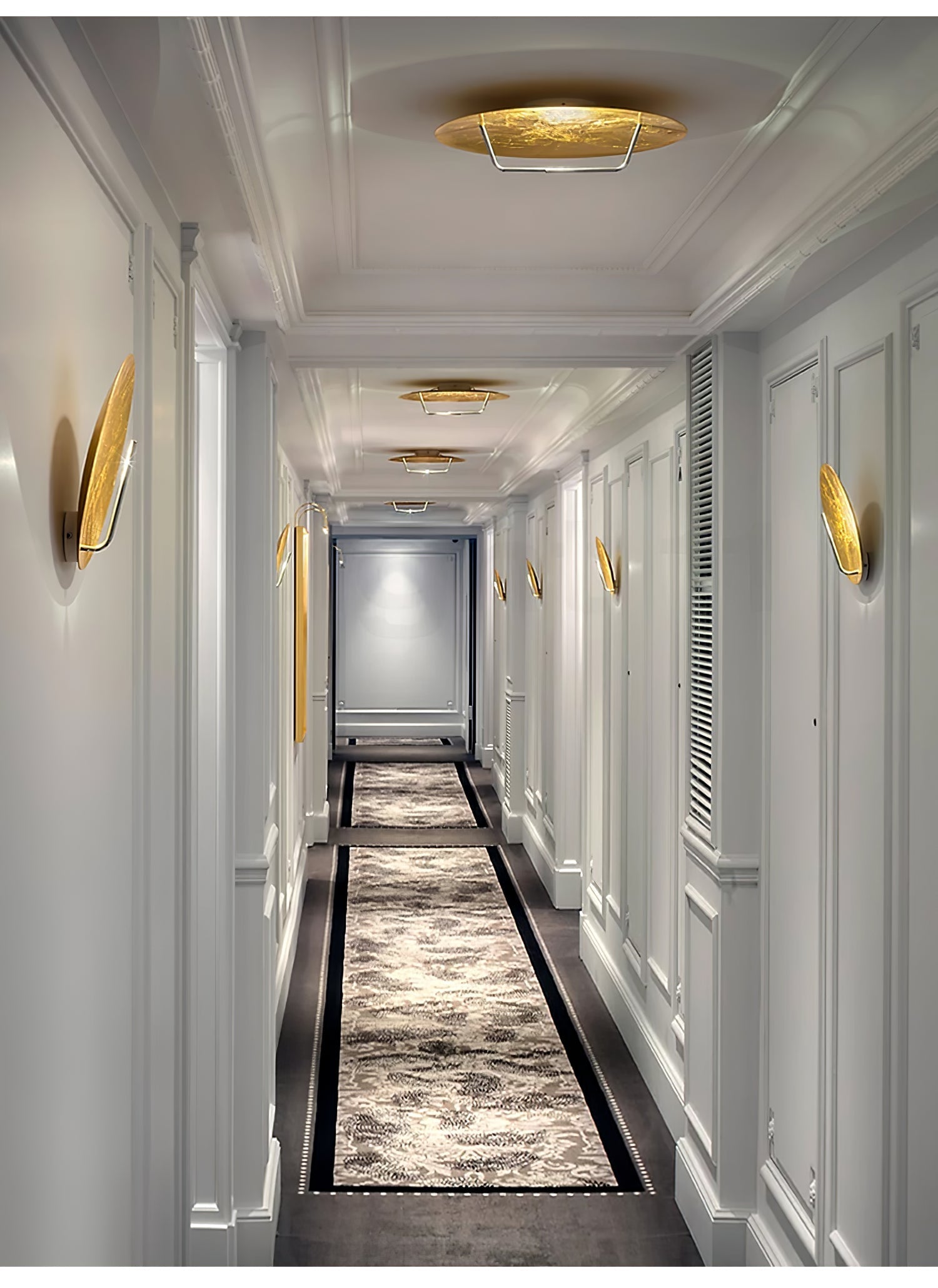 Noctarion Golden Aura Wall Light