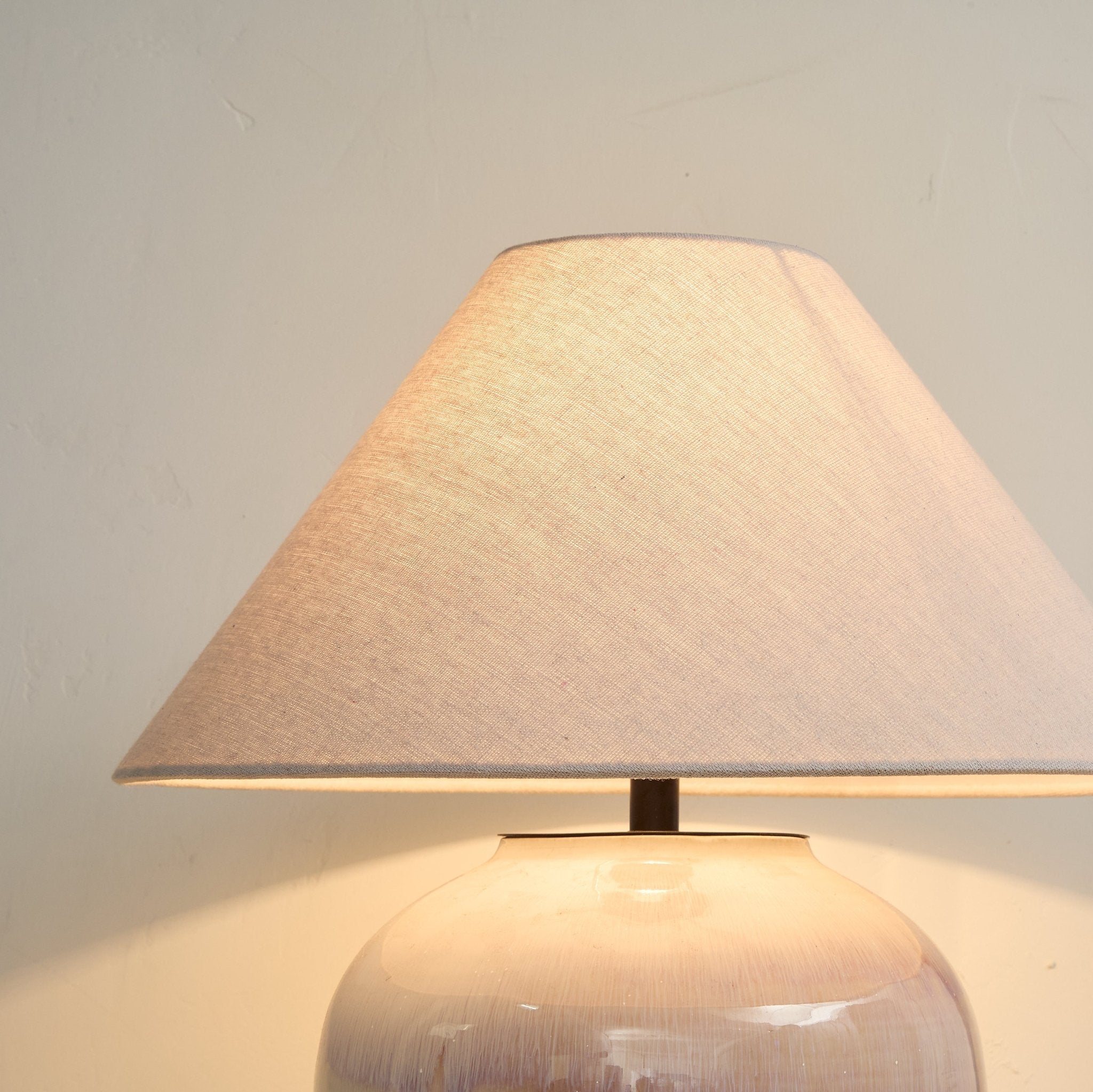 Gradient Hued Ceramic Jar Table Lamp