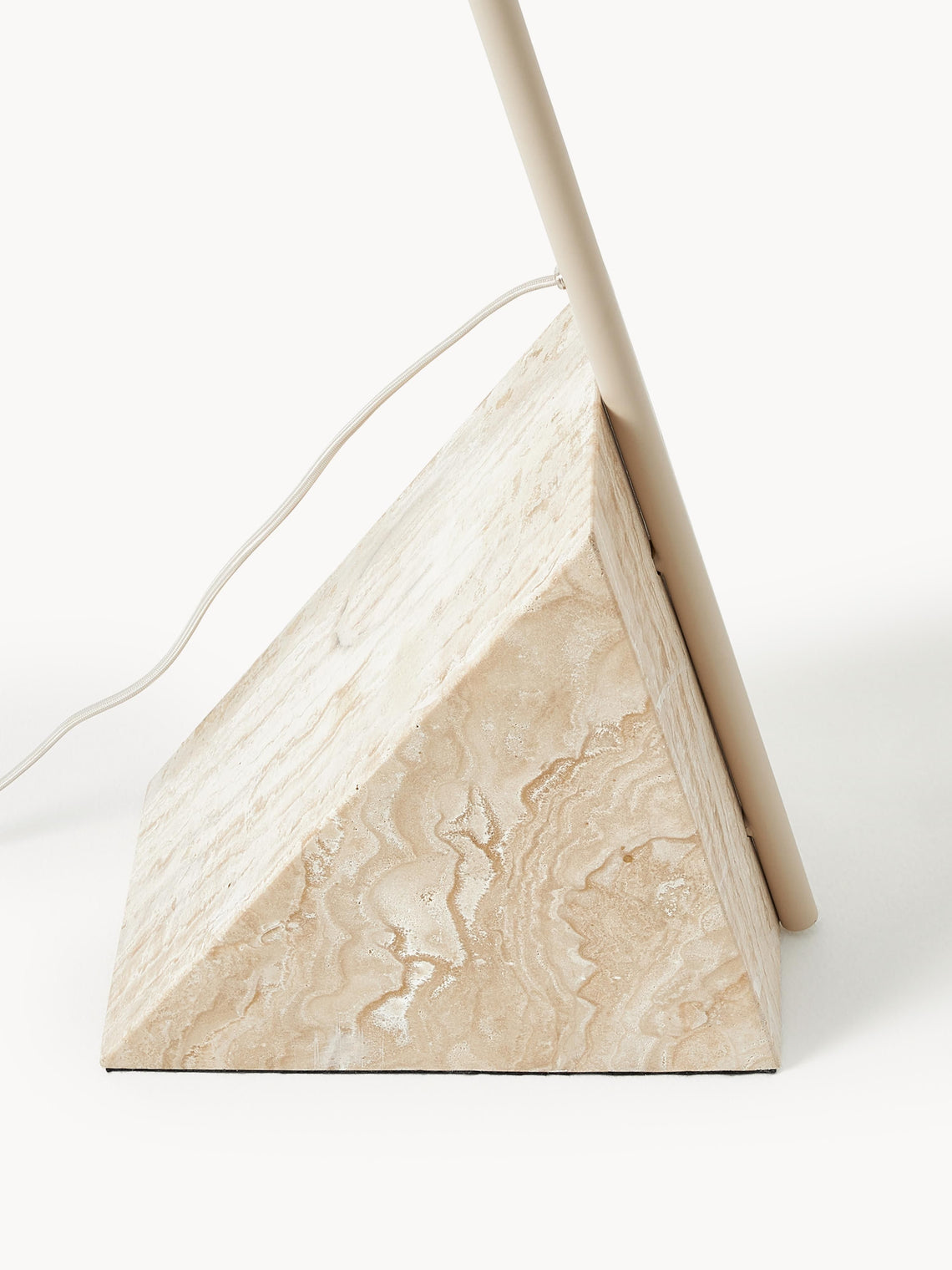 Valorielle Travertine Floor Lamp