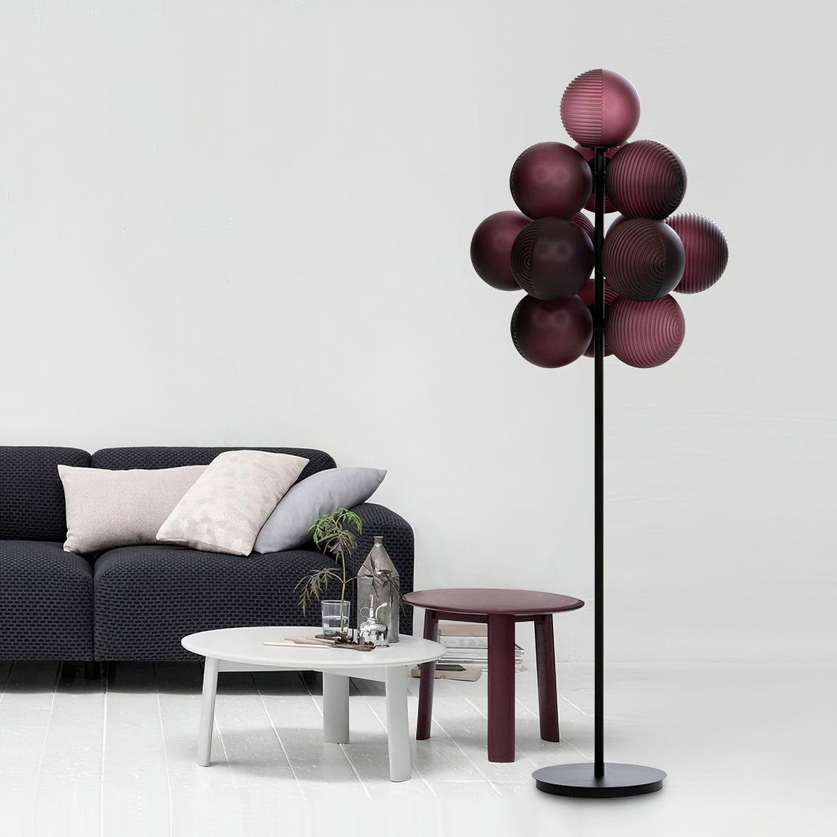 Nyrain Glass Artistic Floor Lamp