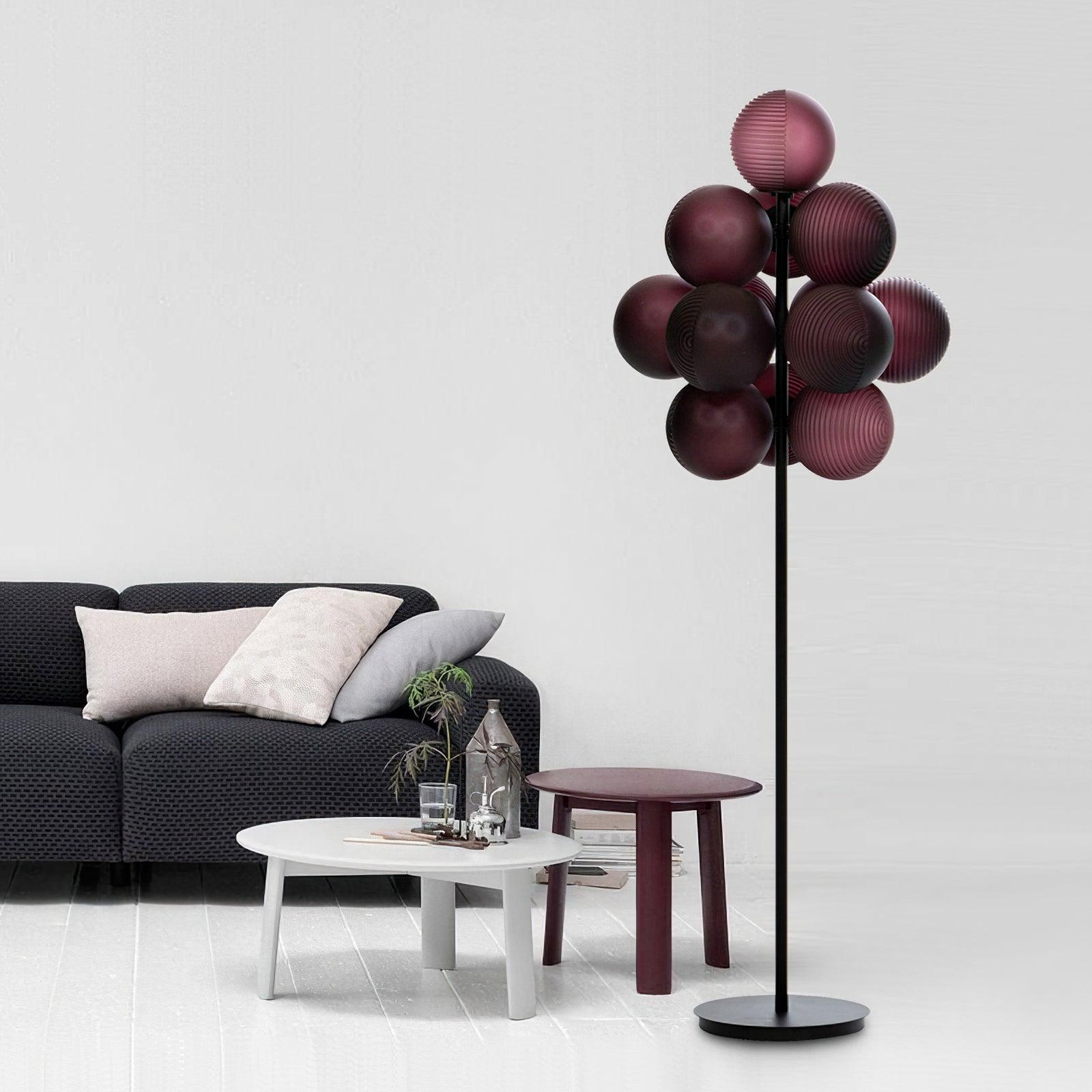 Nyrain Glass Artistic Floor Lamp