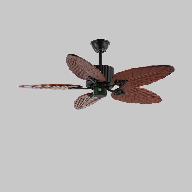 Palmoré Wood Leaves Ceiling Fan Light