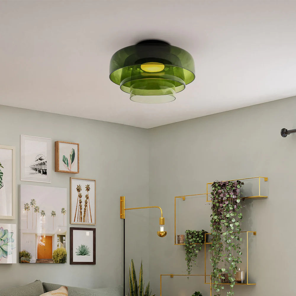 Valentina Modern Simple Creative Glass Flush Mount Ceiling Light