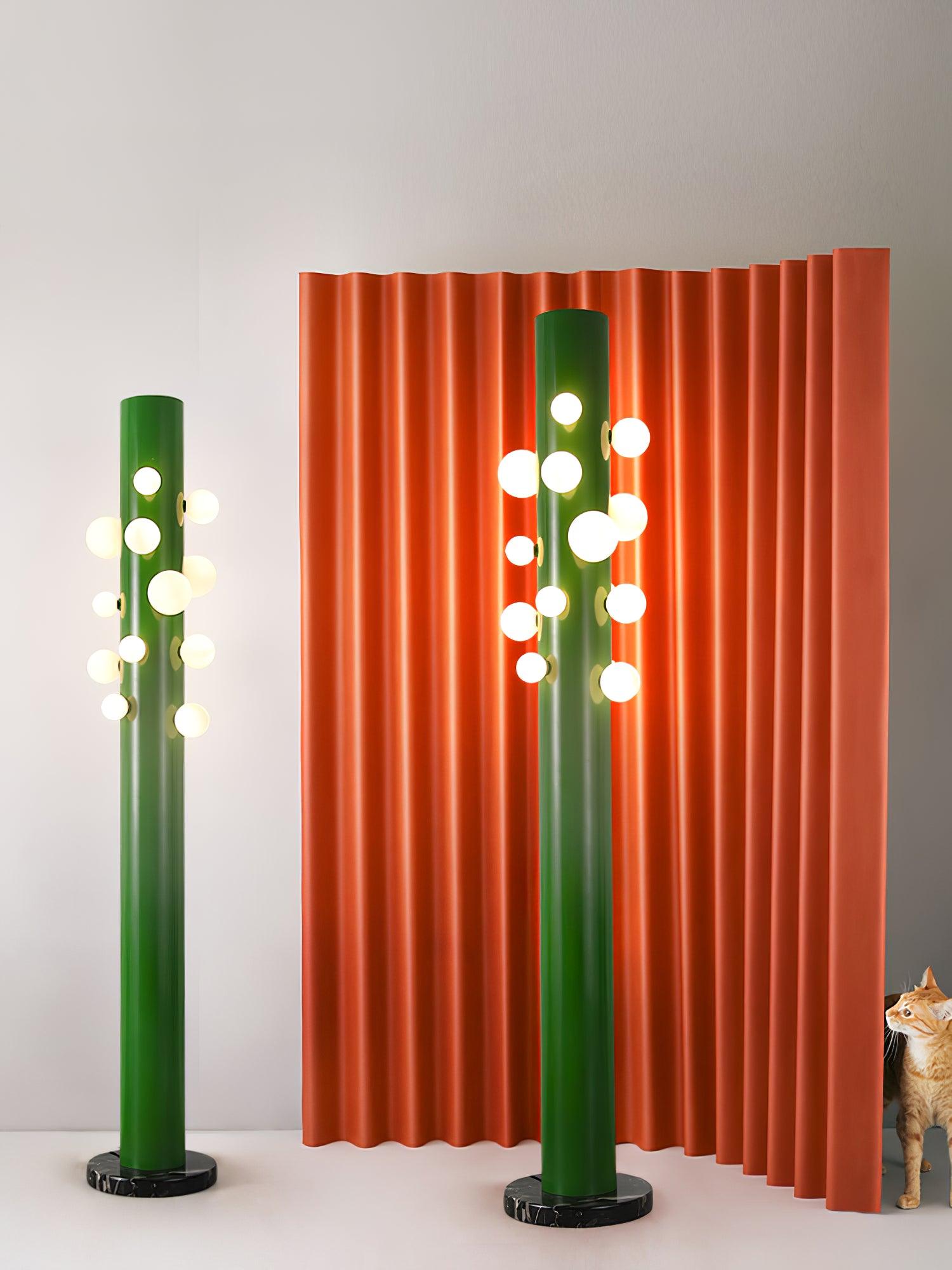 Ortaliel Marble Floor Lamp